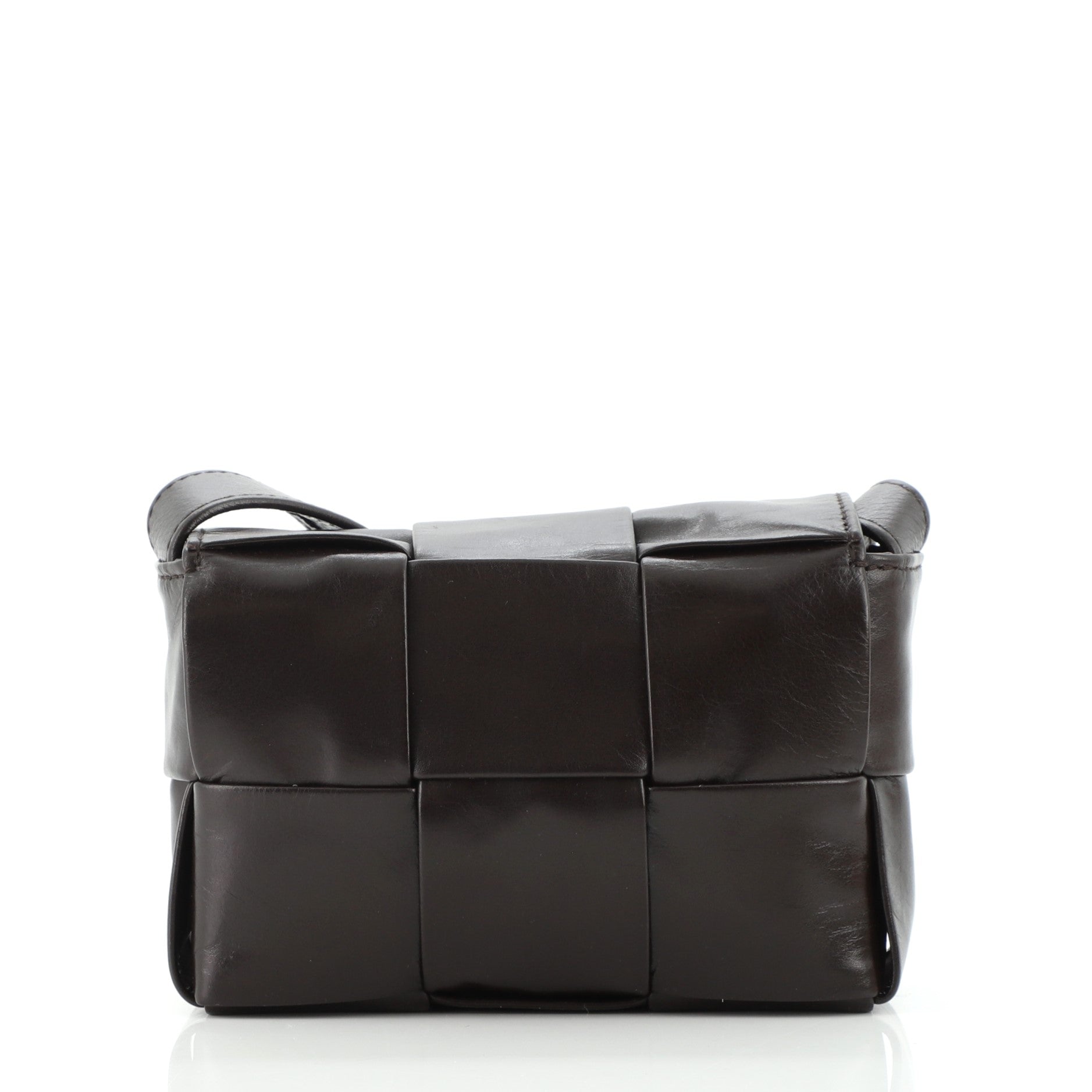 Cassette Crossbody Bag Maxi Intrecciato Leather Extra Mini