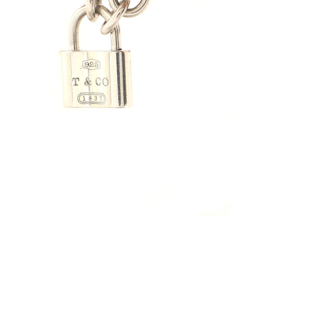 1837 Lock Charm Bracelet Sterling Silver