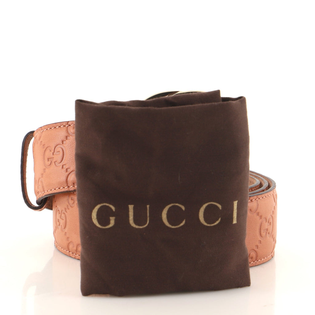 Interlocking G Belt Guccissima Leather Wide 100