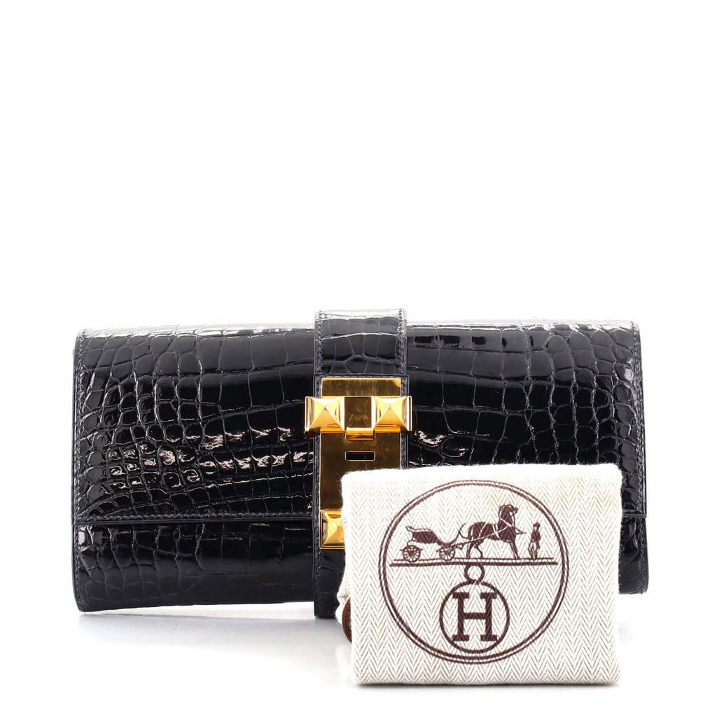 Medor Clutch Shiny Alligator 23