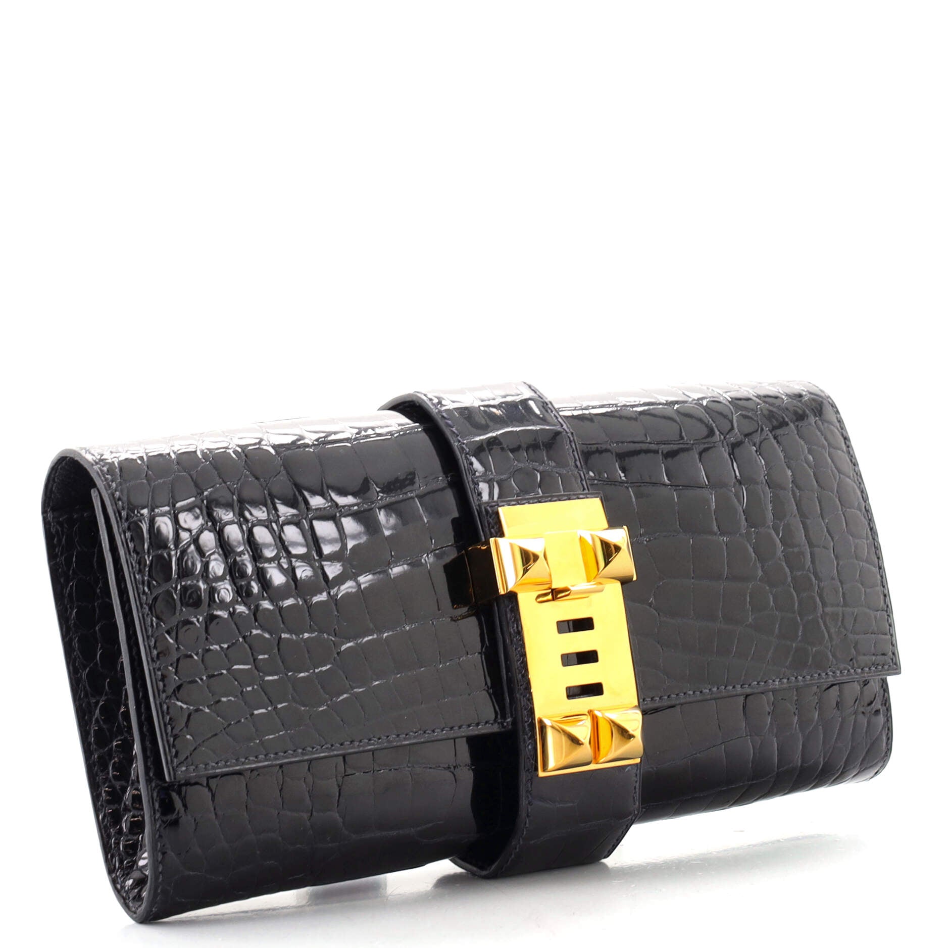 Medor Clutch Shiny Alligator 23