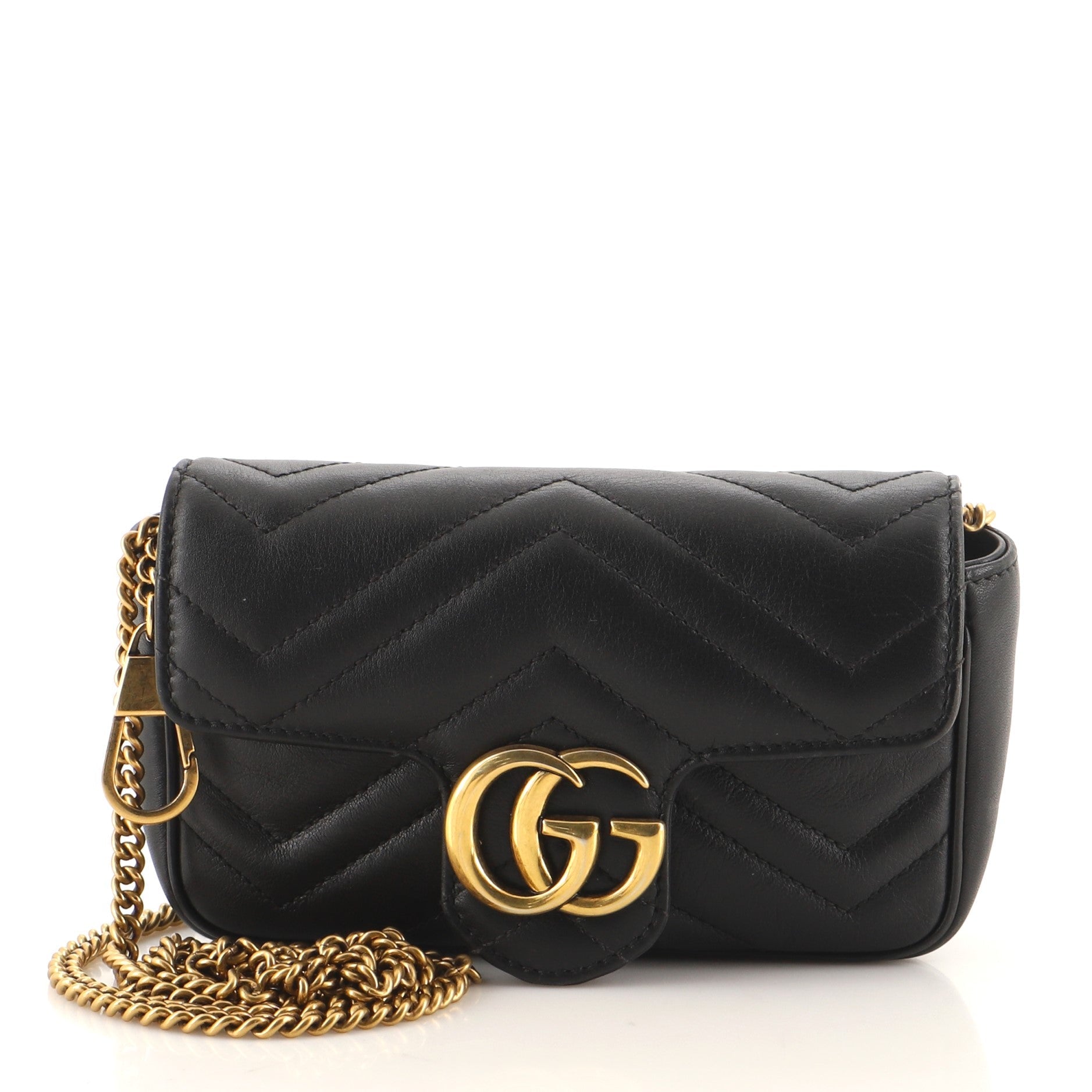 GG Marmont Flap Bag Matelasse Leather Super Mini