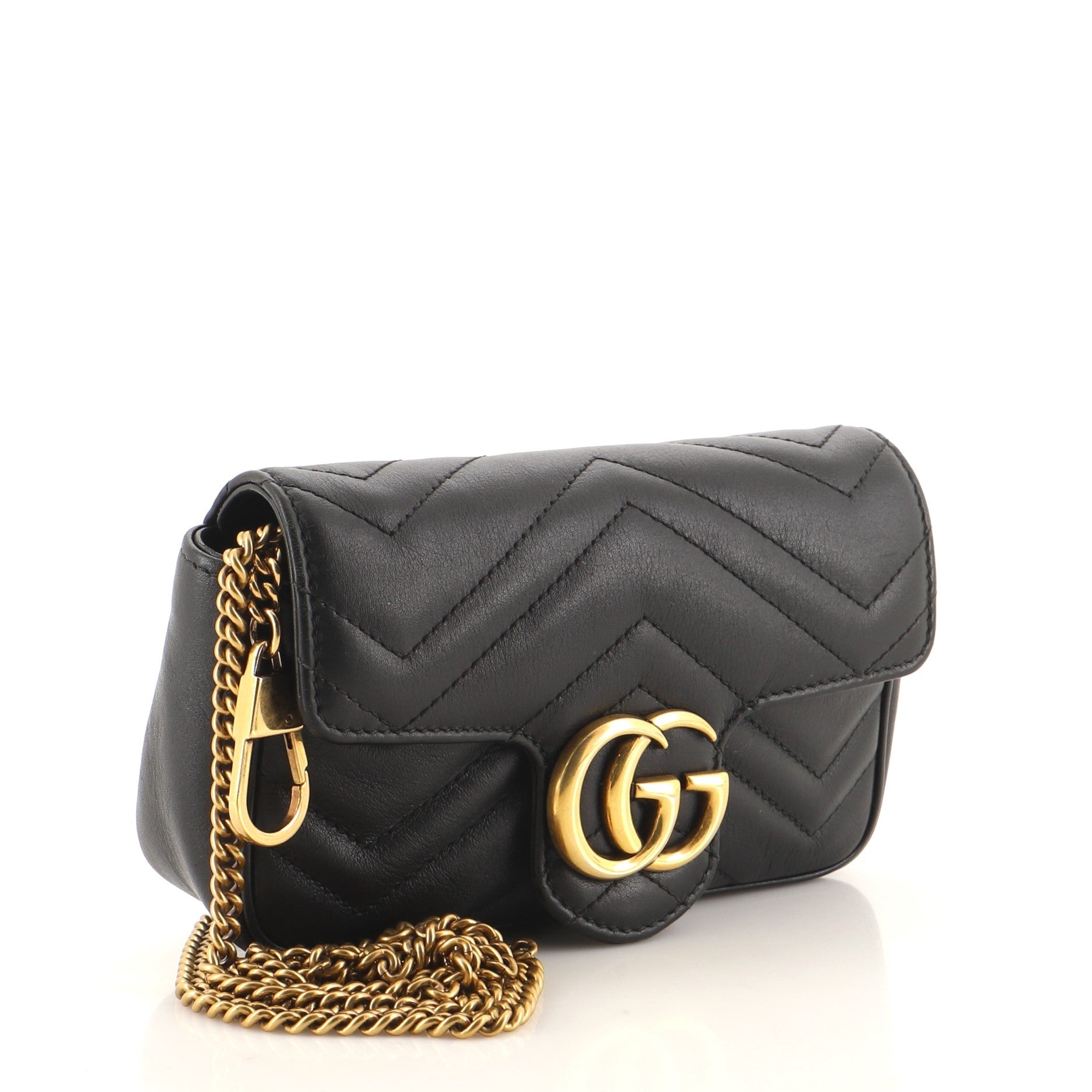 GG Marmont Flap Bag Matelasse Leather Super Mini