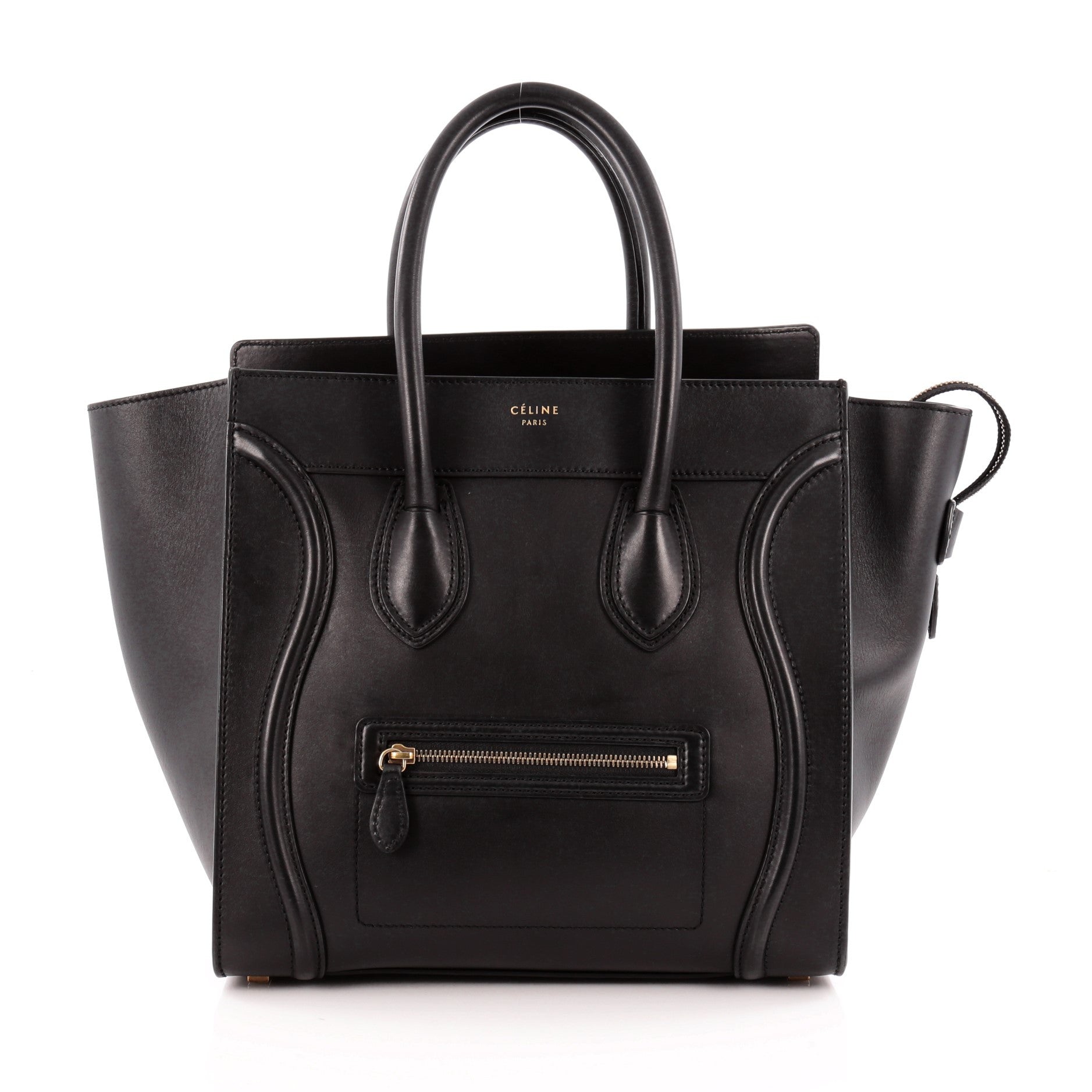 Luggage Handbag Smooth Leather Mini