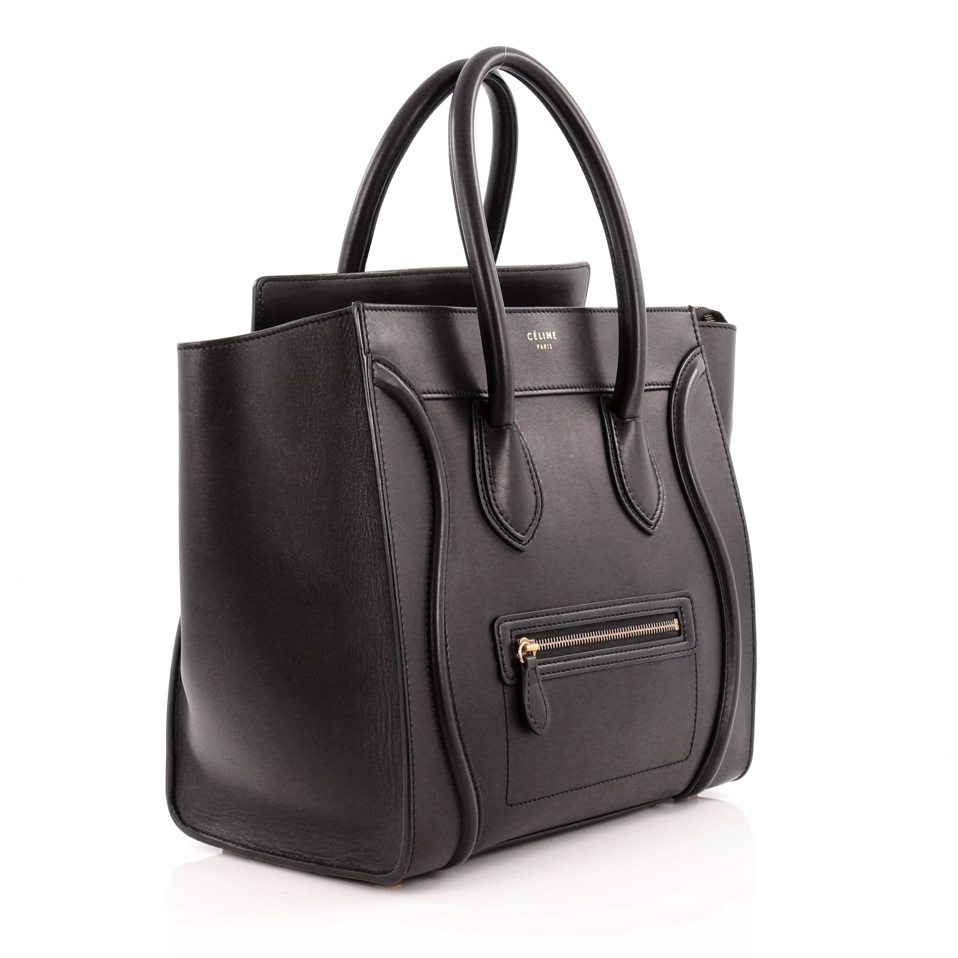 Luggage Handbag Smooth Leather Mini