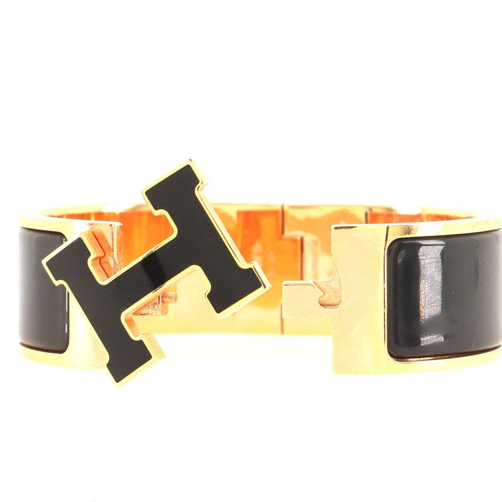 Clic Clac H Bracelet Enamel Wide
