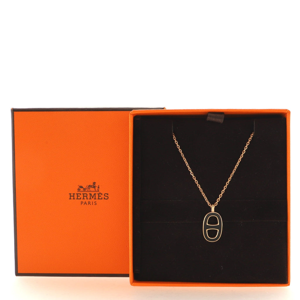 Iliade Pendant Necklace Metal and Enamel