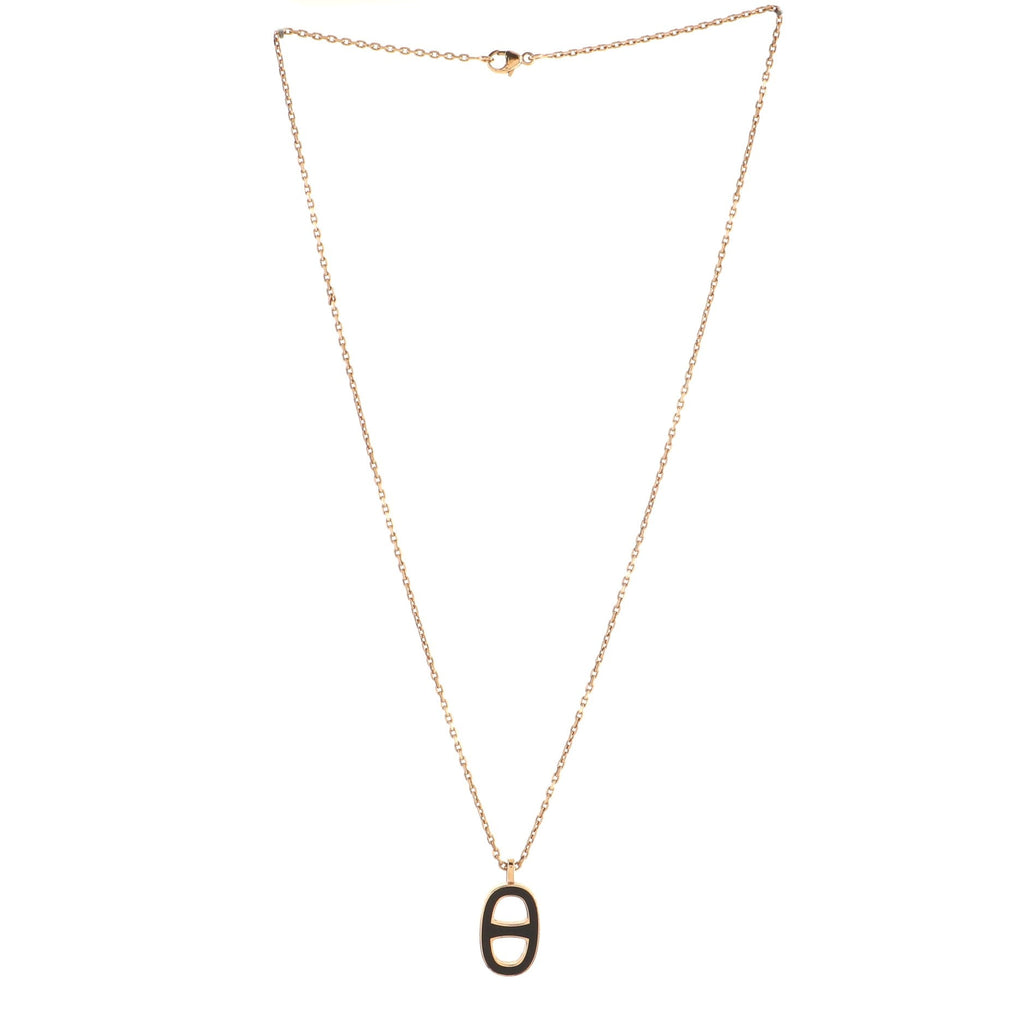 Iliade Pendant Necklace Metal and Enamel