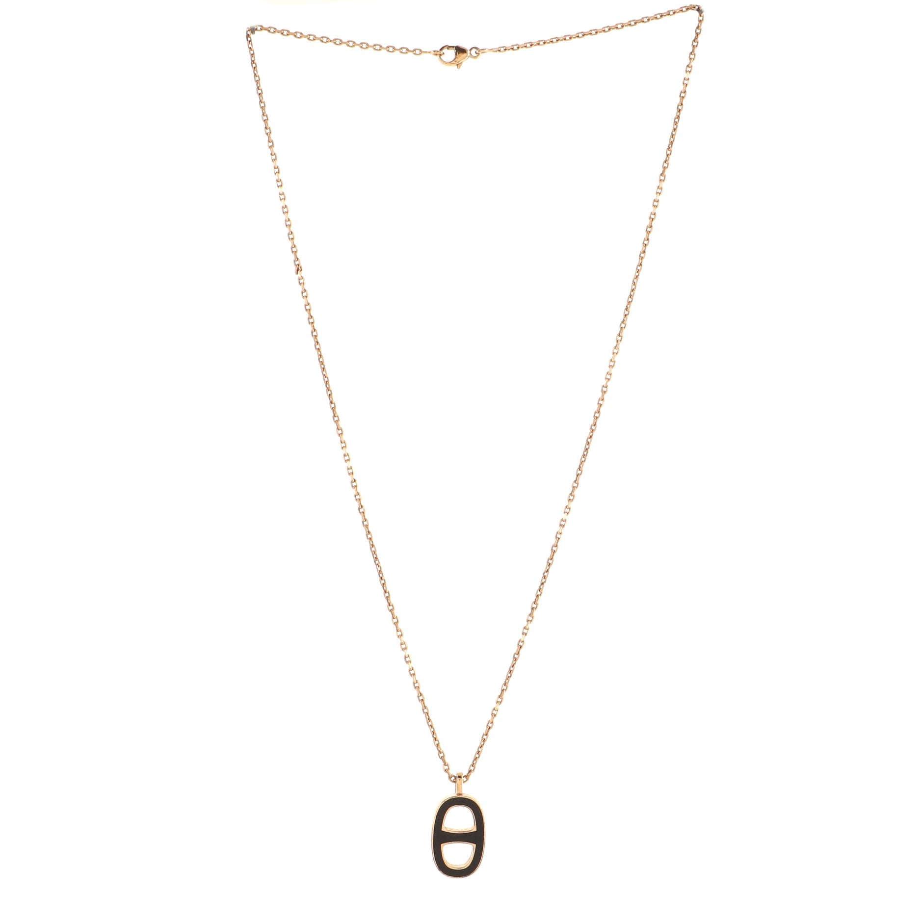 Iliade Pendant Necklace Metal and Enamel