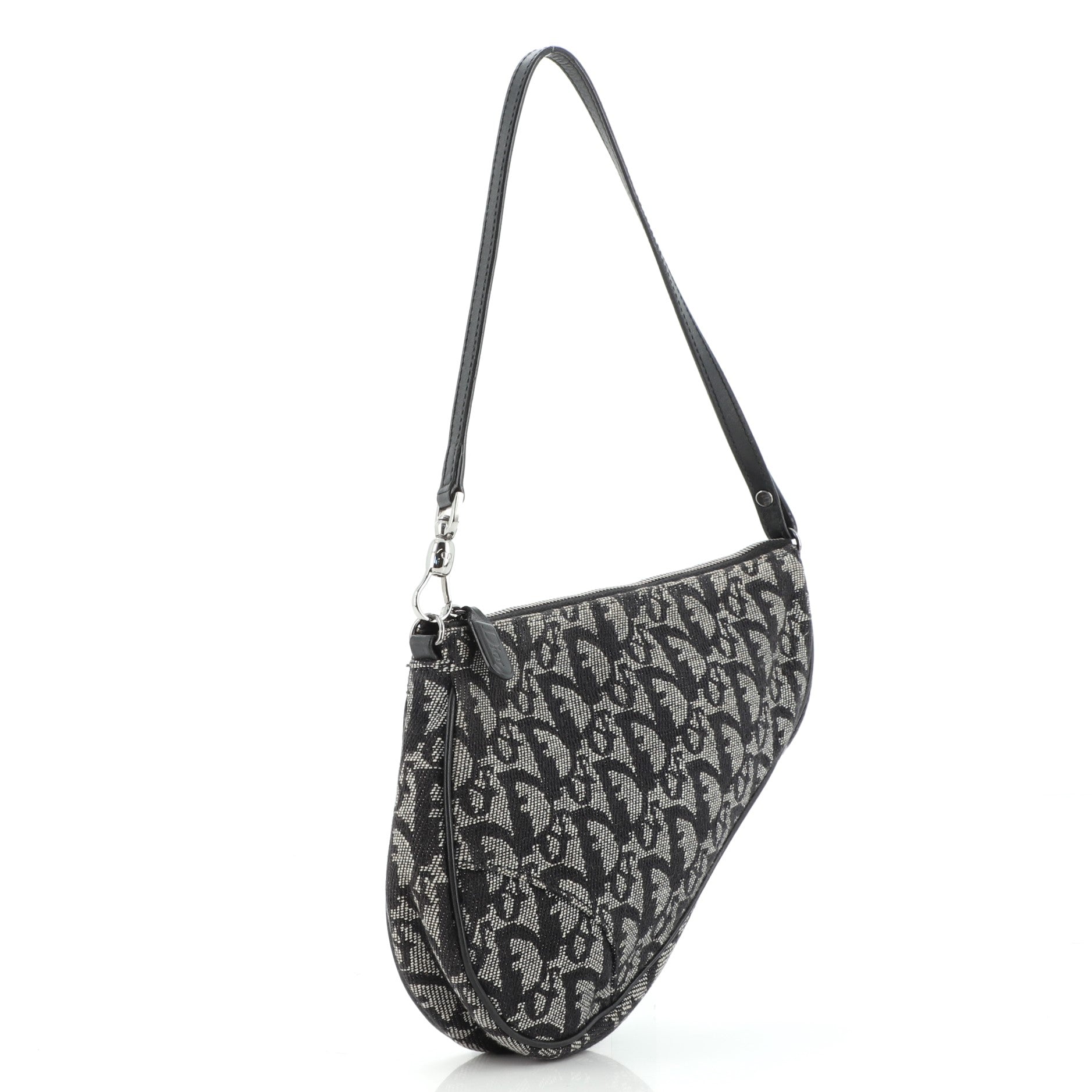 Vintage Saddle Bag Diorissimo Canvas Mini