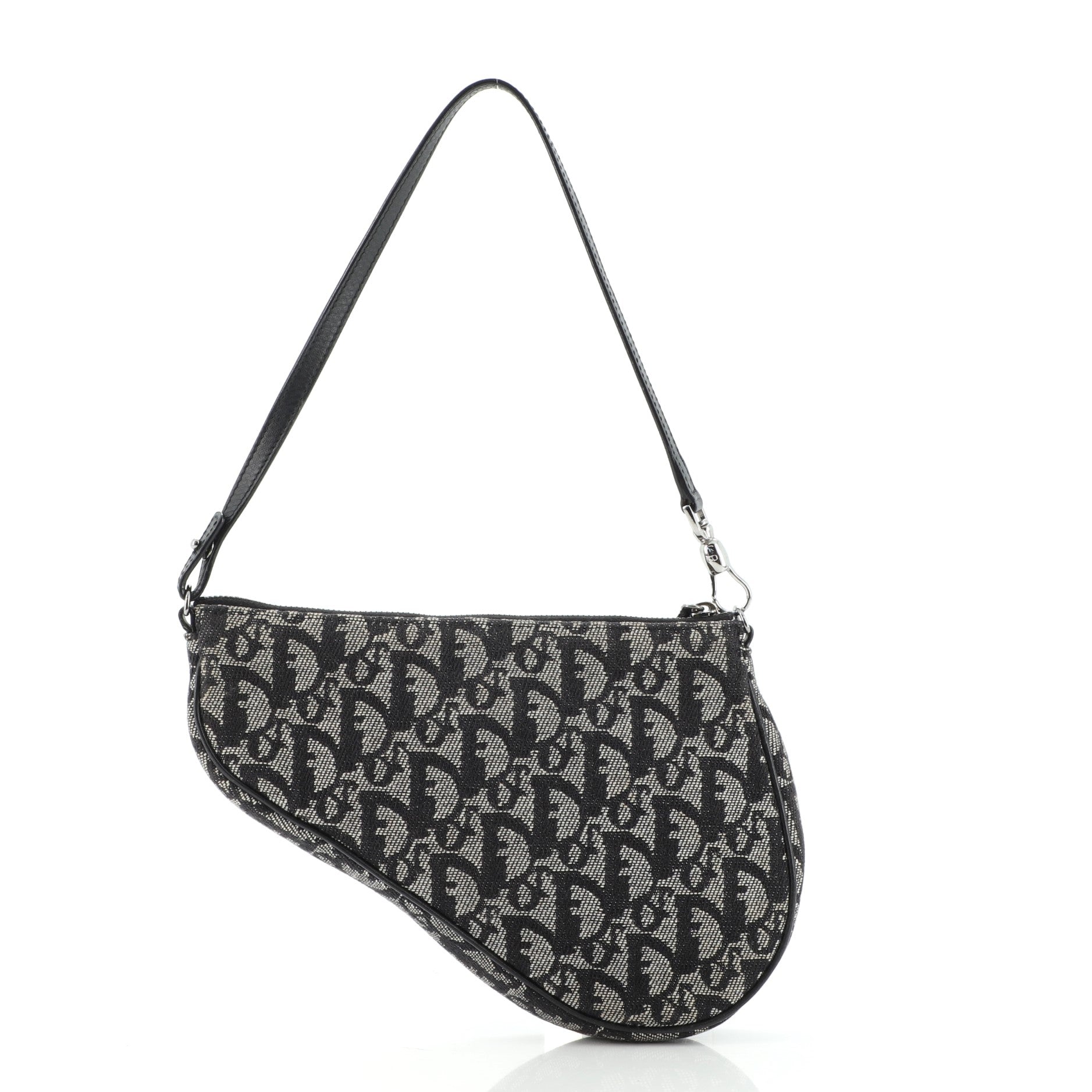 Vintage Saddle Bag Diorissimo Canvas Mini
