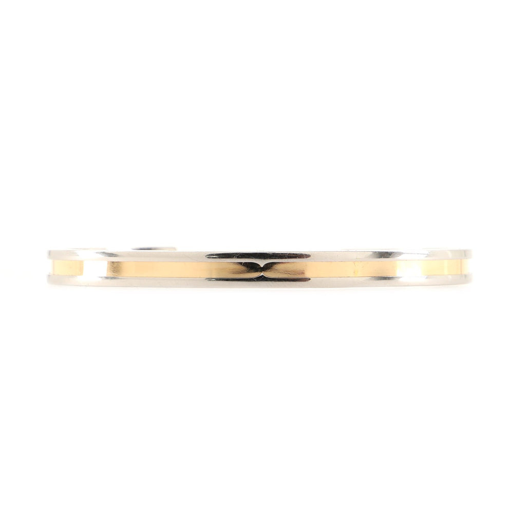 B.Zero1 Cuff Bracelet 18K Rose Gold and Stainless Steel