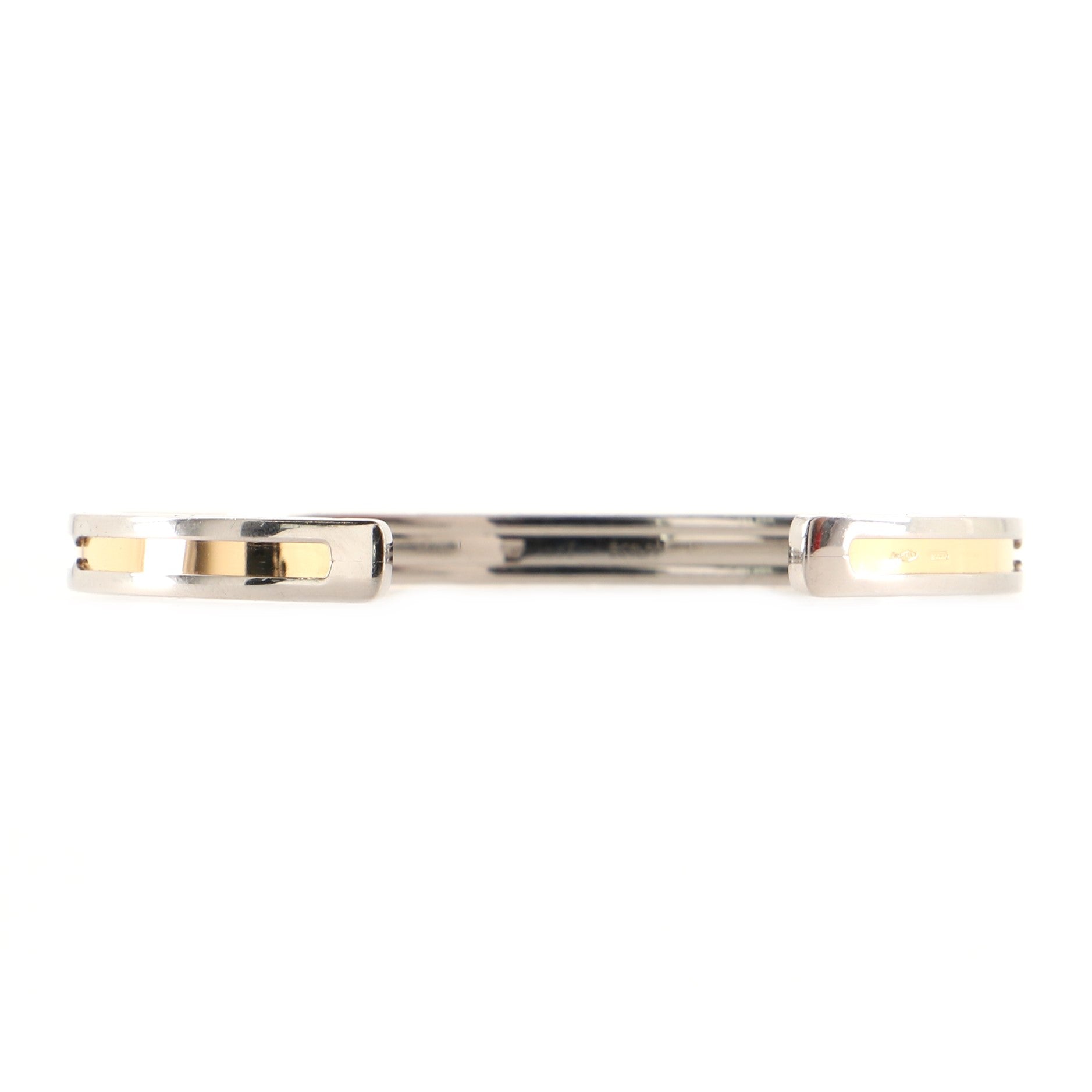 B.Zero1 Cuff Bracelet 18K Rose Gold and Stainless Steel