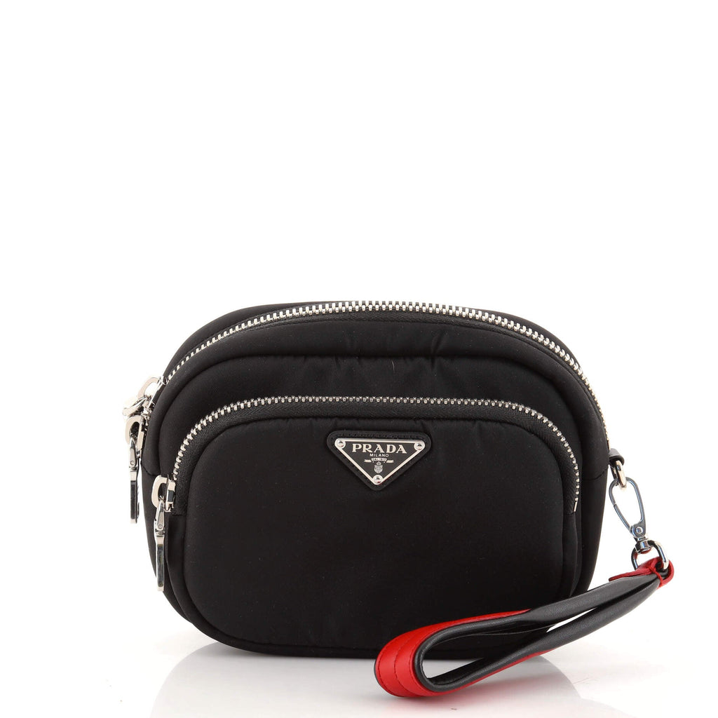 Cargo Wristlet Pouch Tessuto Mini