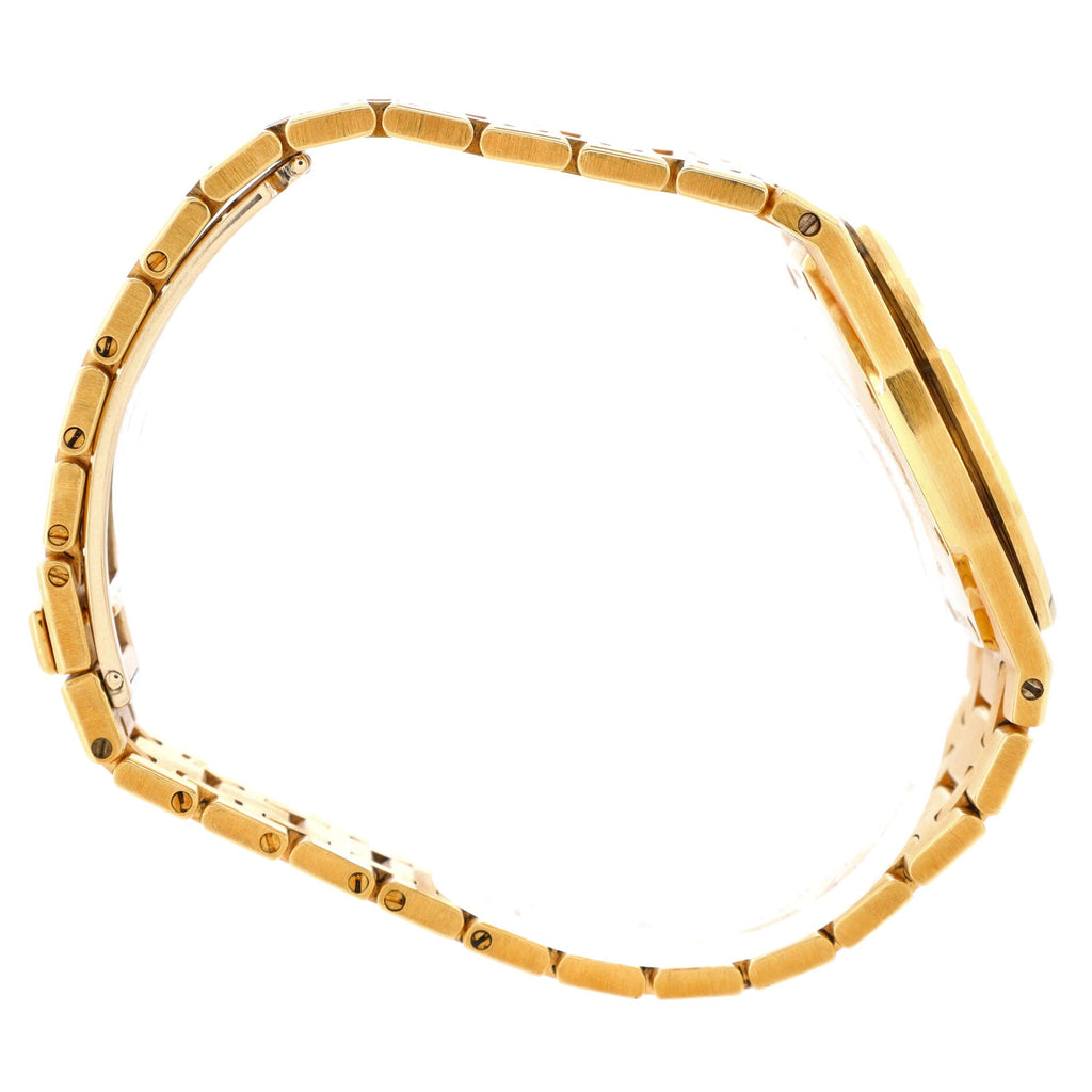 Royal Oak Quartz Watch Yellow Gold with Diamond Markers 33