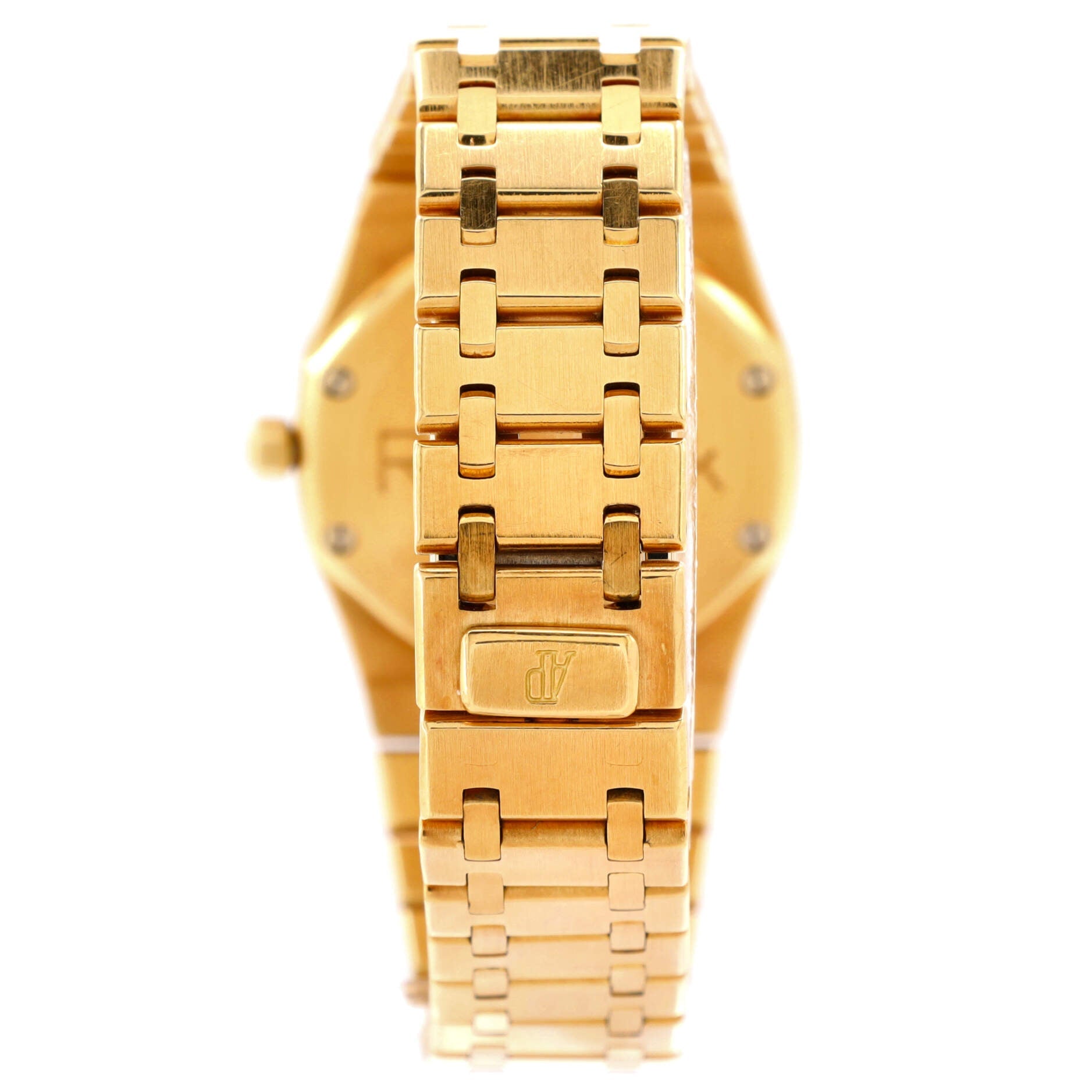 Royal Oak Quartz Watch Yellow Gold with Diamond Markers 33