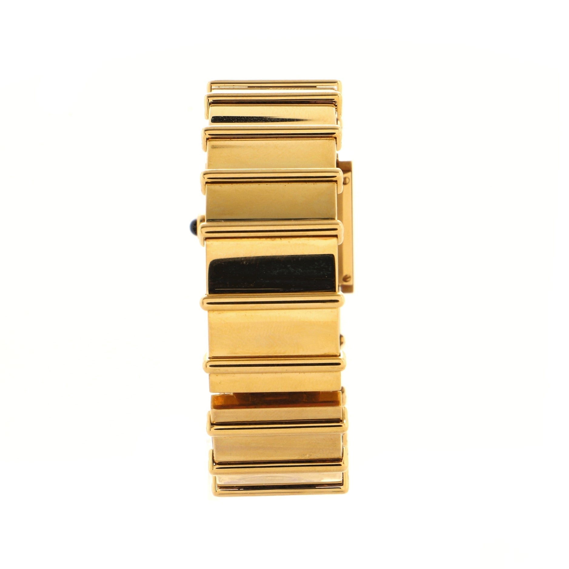 Mademoiselle Quartz Watch Yellow Gold with Diamond Bezel 23