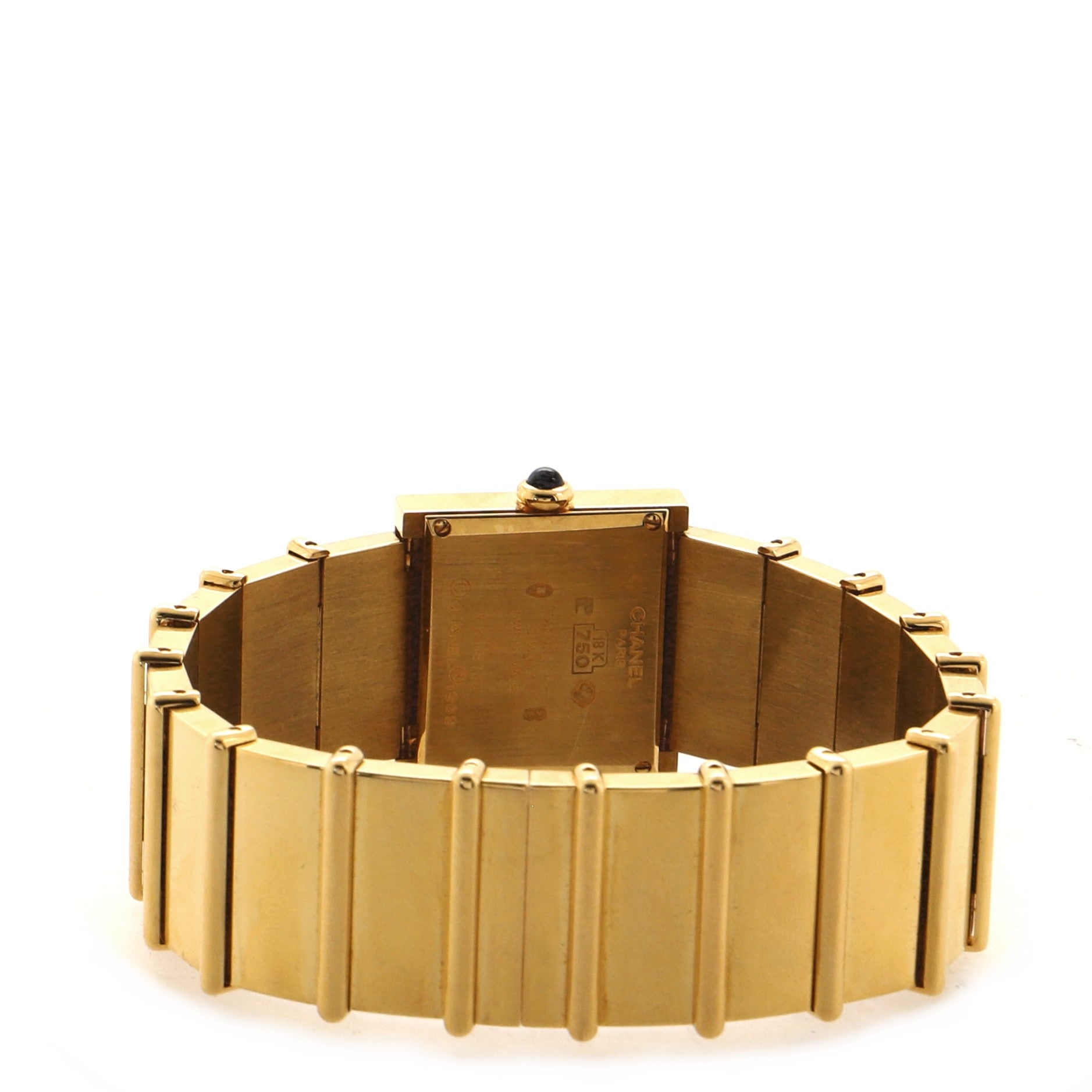 Mademoiselle Quartz Watch Yellow Gold with Diamond Bezel 23