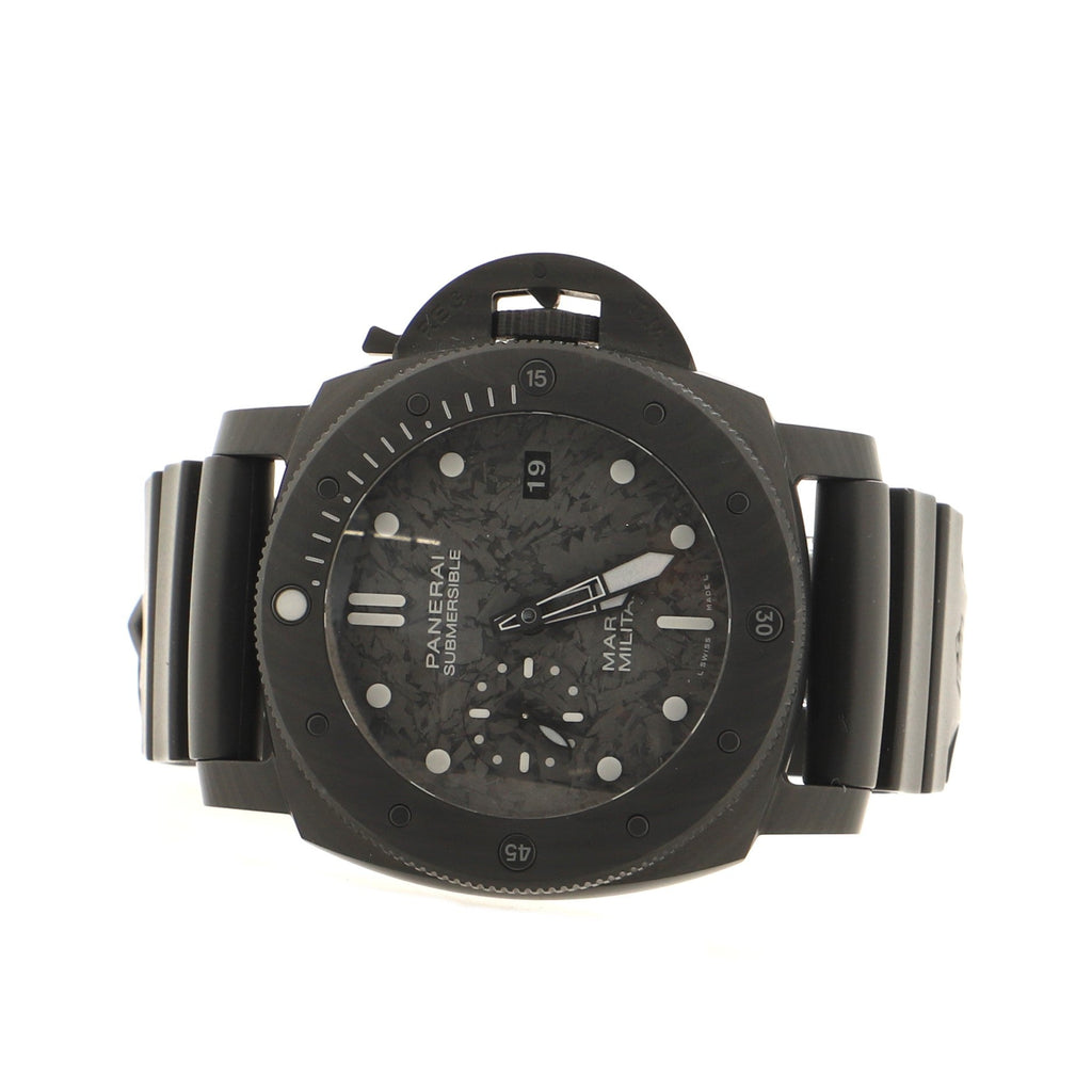Submersible Marina Militare Carbotech Automatic Watch Carbon and Rubber 47