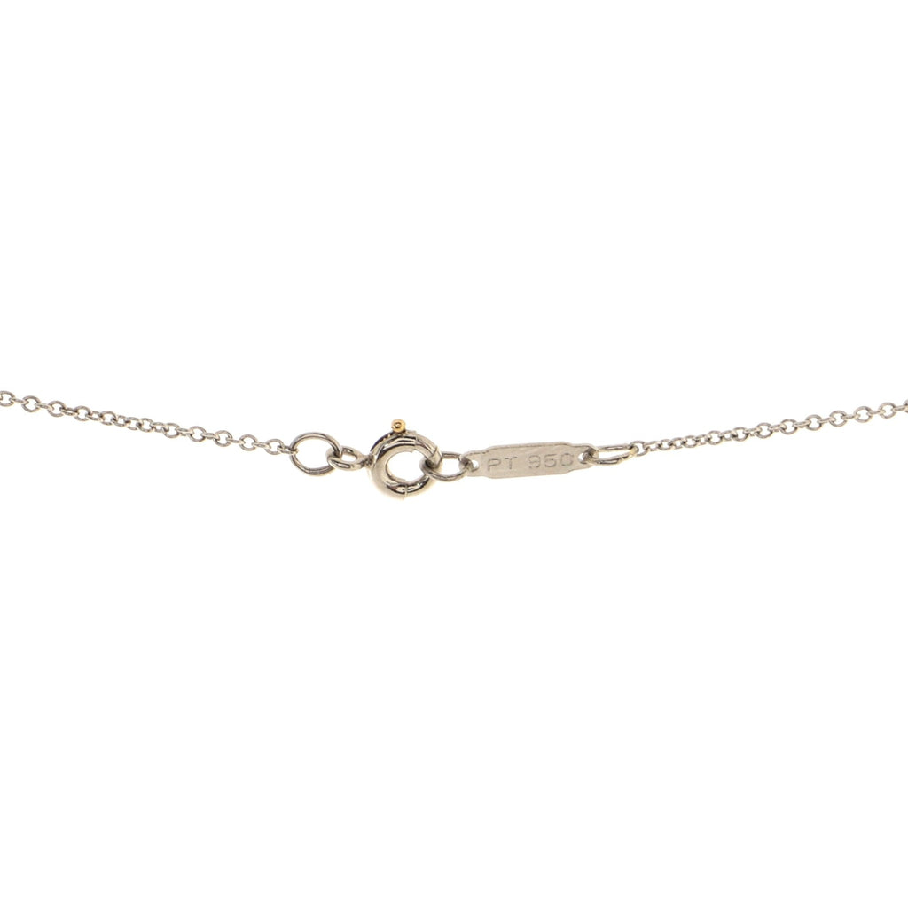 Cross Pendant Necklace Platinum and Diamonds Large