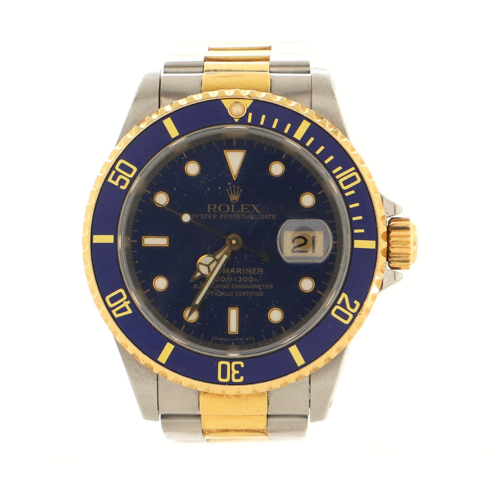 Oyster Perpetual Submariner Date Automatic Watch Stainless Steel and Yellow Gold 40