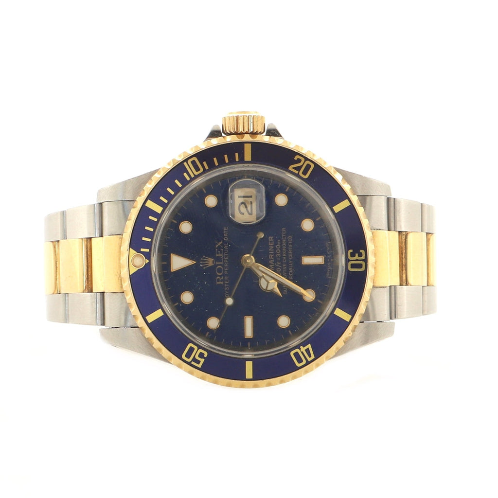Oyster Perpetual Submariner Date Automatic Watch Stainless Steel and Yellow Gold 40