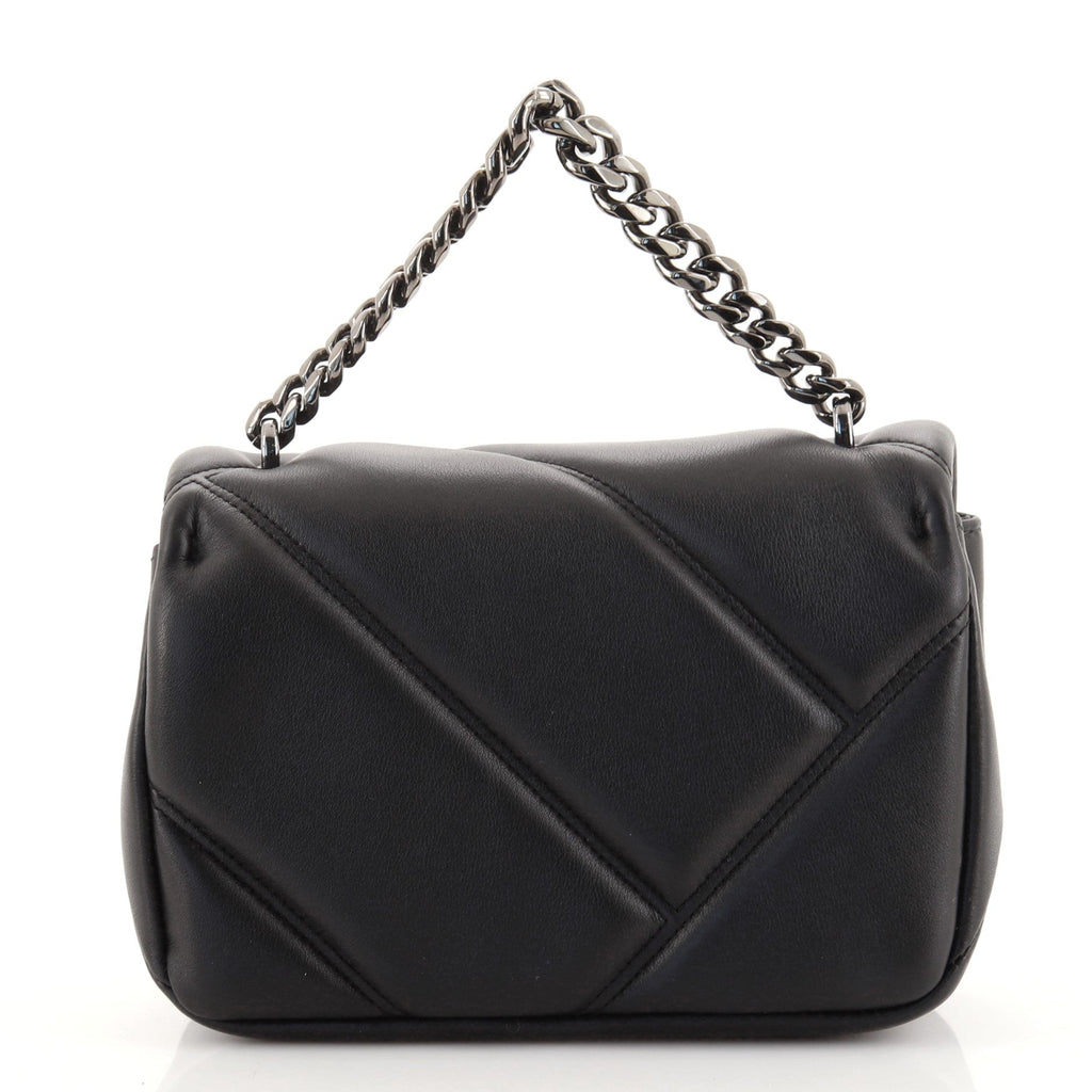 Serpenti Cabochon Shoulder Bag Diagonal Quilted Leather Mini