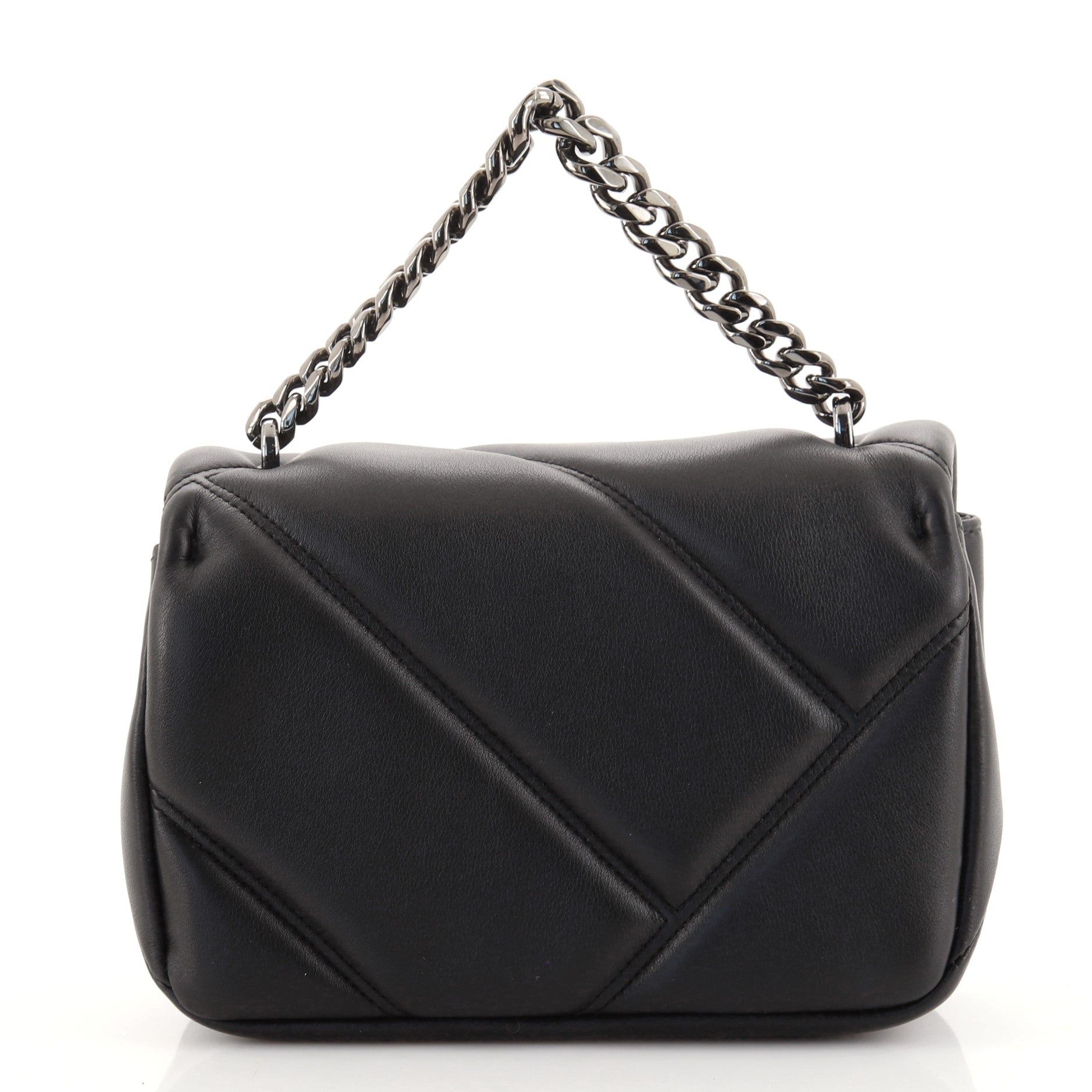 Serpenti Cabochon Shoulder Bag Diagonal Quilted Leather Mini