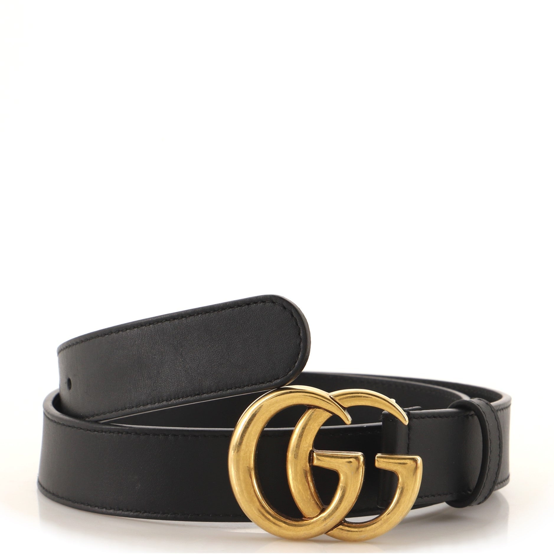GG Marmont Belt Leather Medium 80
