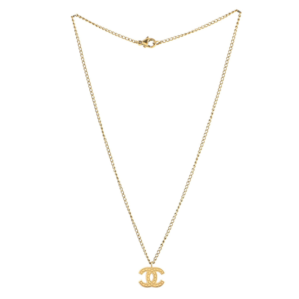 CC Pendant Necklace Metal