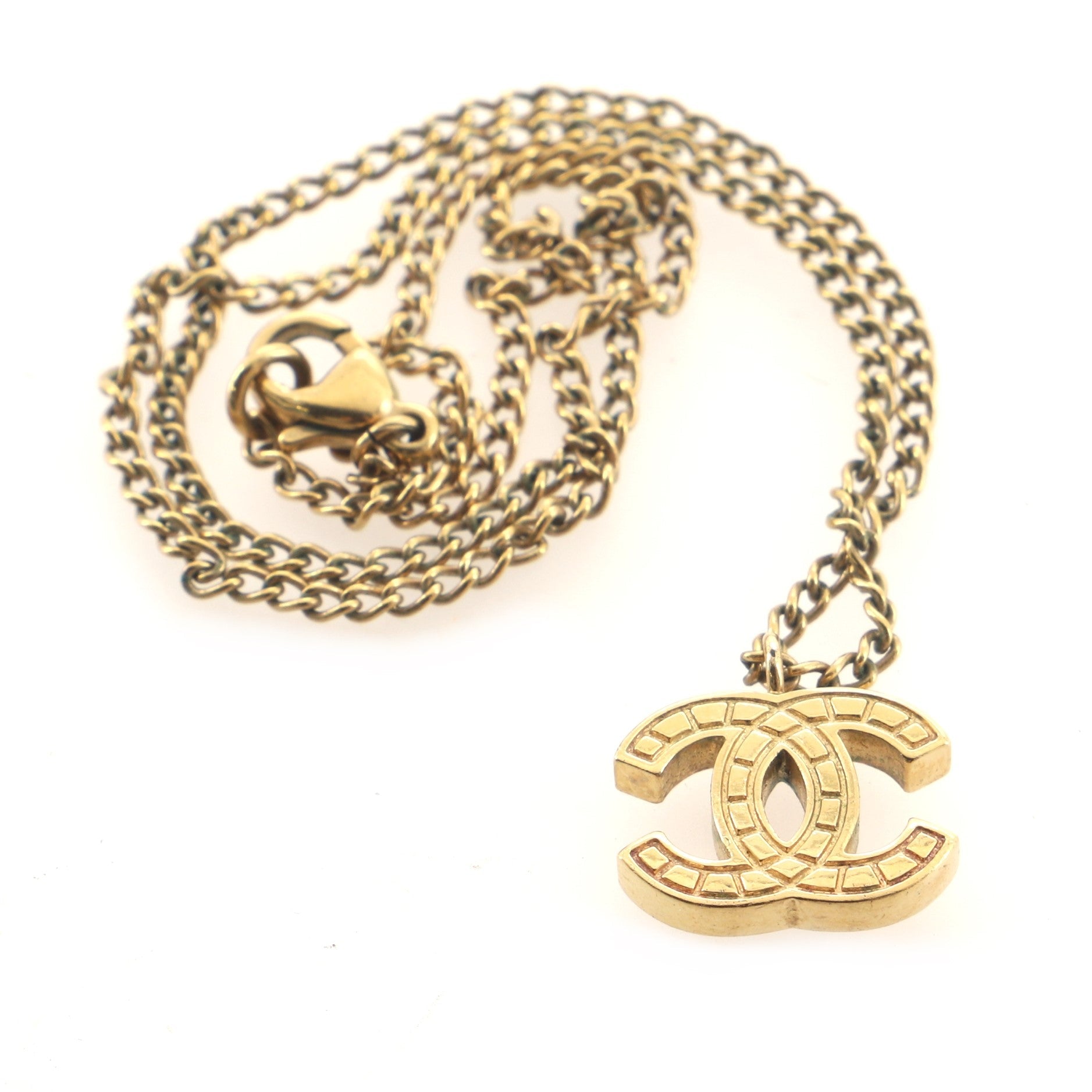 CC Pendant Necklace Metal