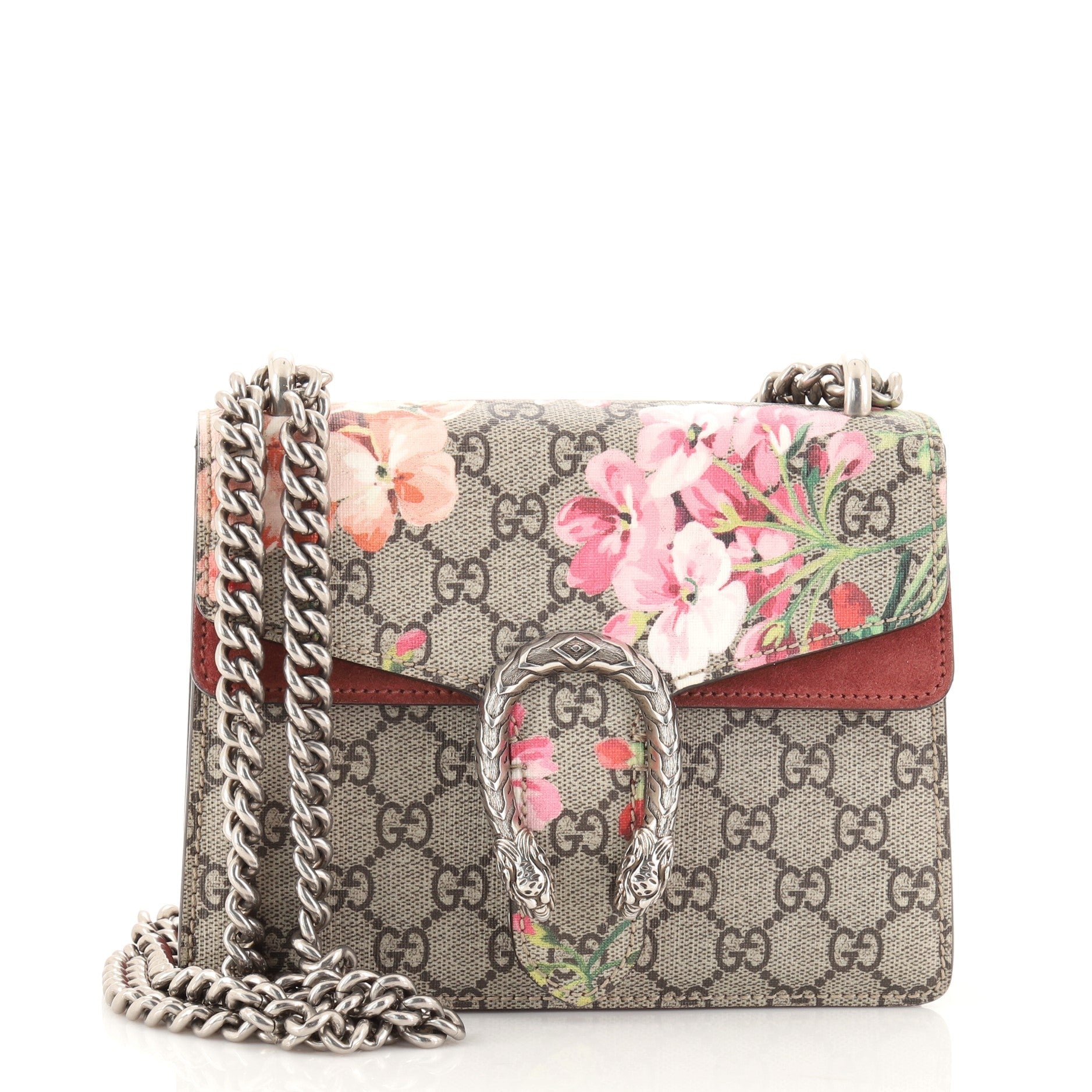 Dionysus Bag Blooms Print GG Coated Canvas Mini