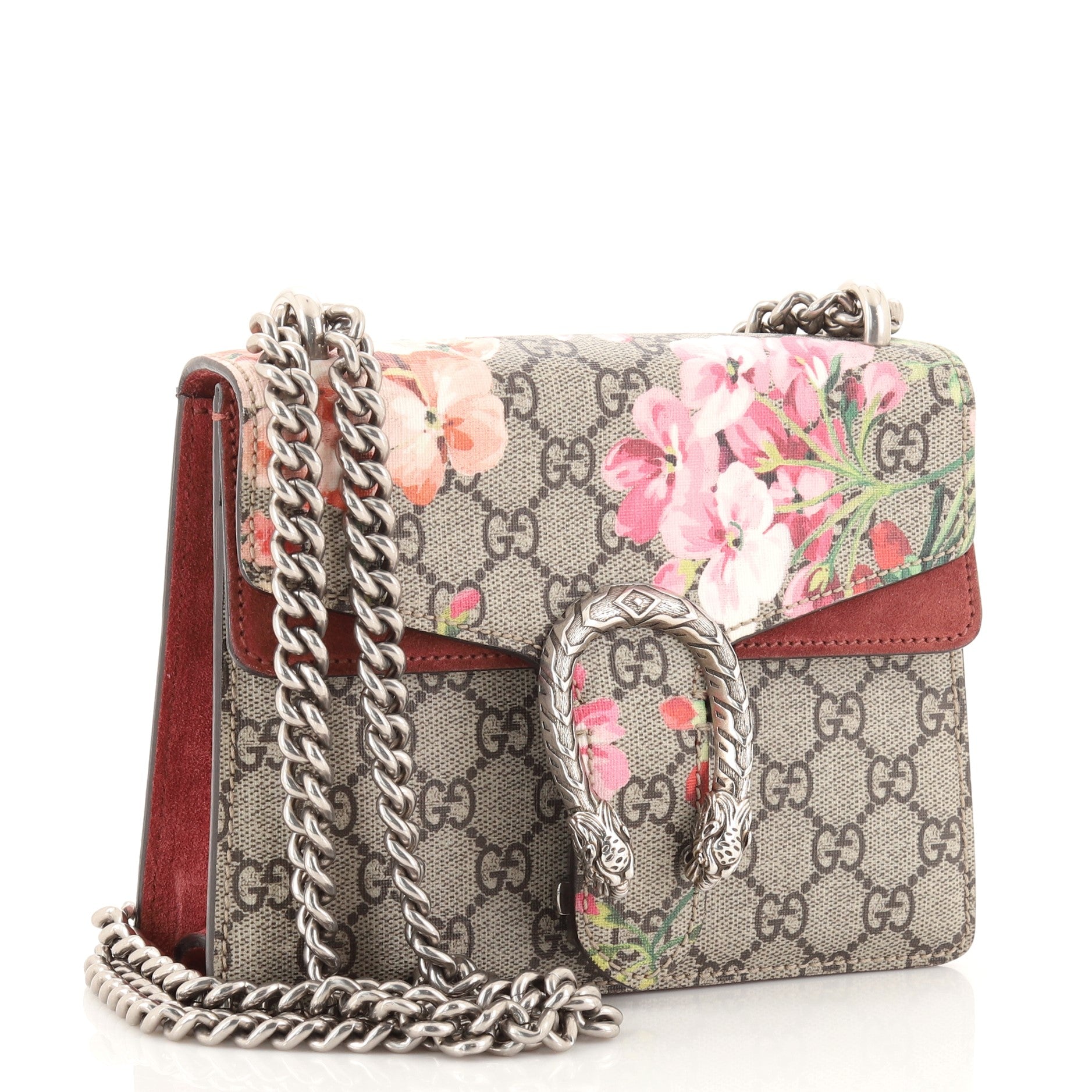 Dionysus Bag Blooms Print GG Coated Canvas Mini