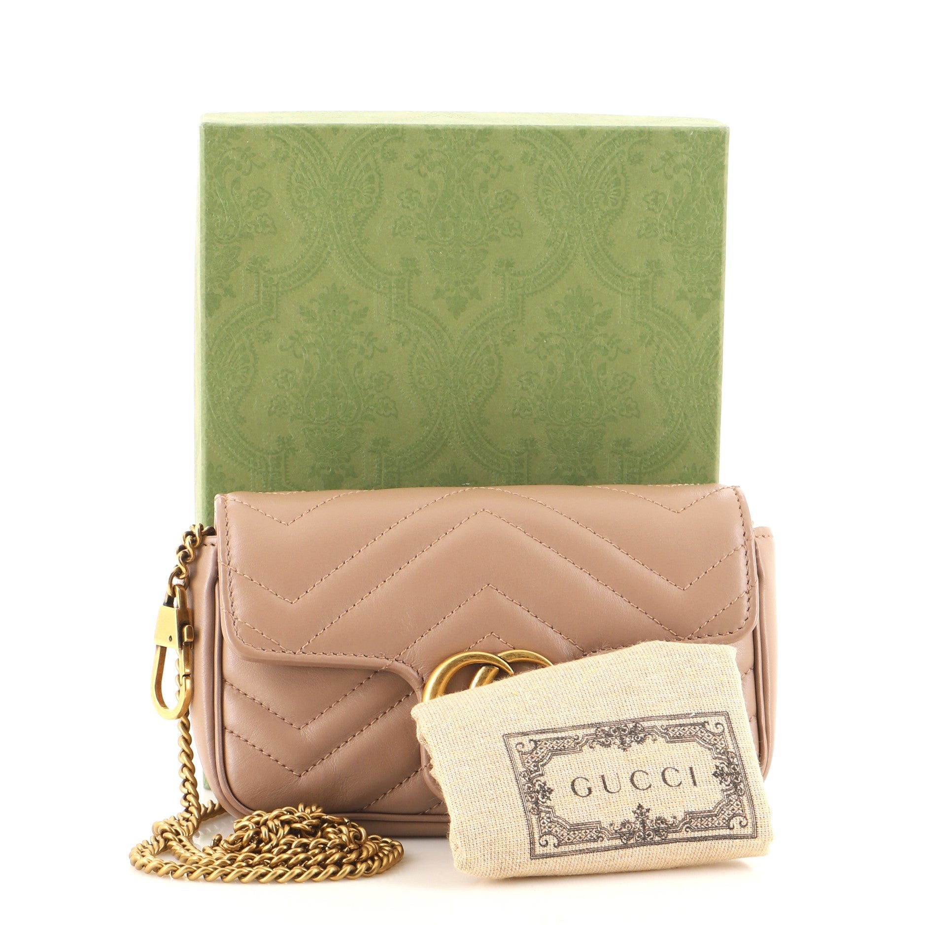 GG Marmont Flap Bag Matelasse Leather Super Mini