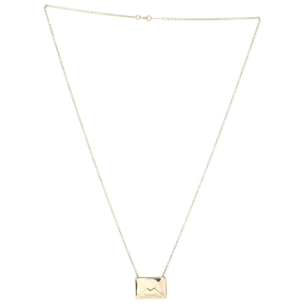 Sweet Nothings Envelope Pendant Necklace Sterling Silver
