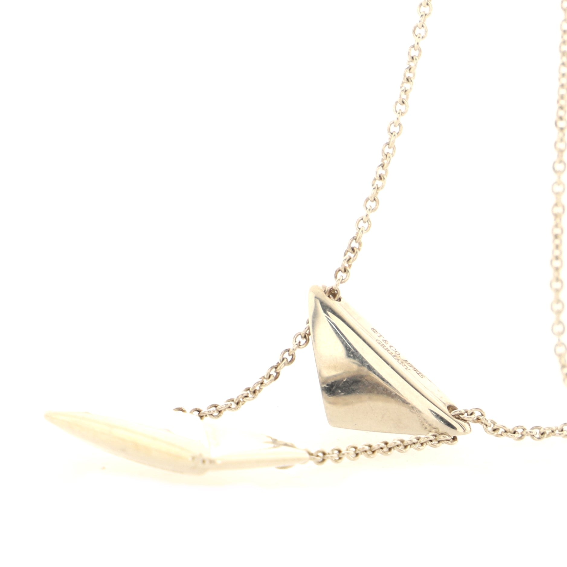 Sweet Nothings Envelope Pendant Necklace Sterling Silver
