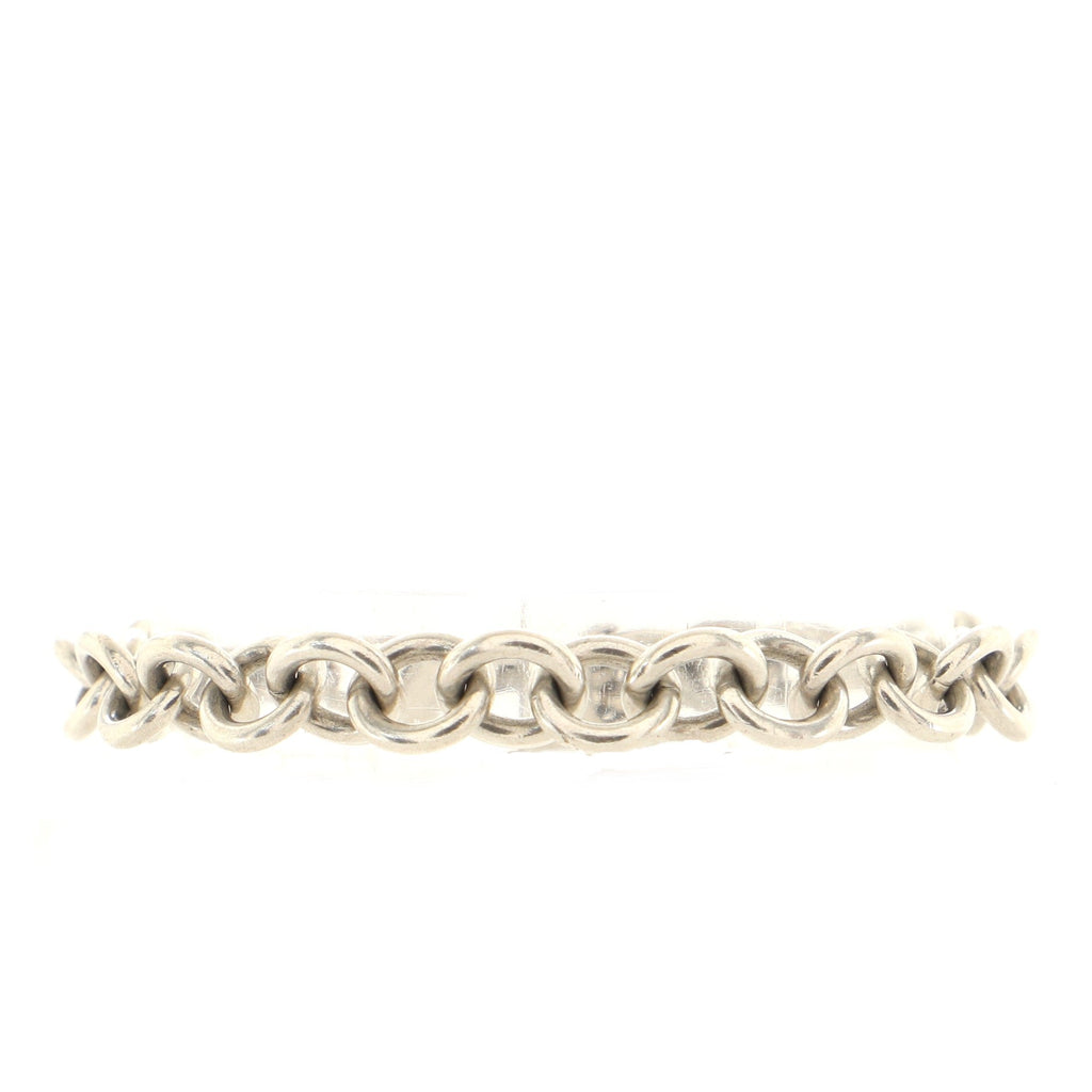 Heart Tag Bracelet Sterling Silver