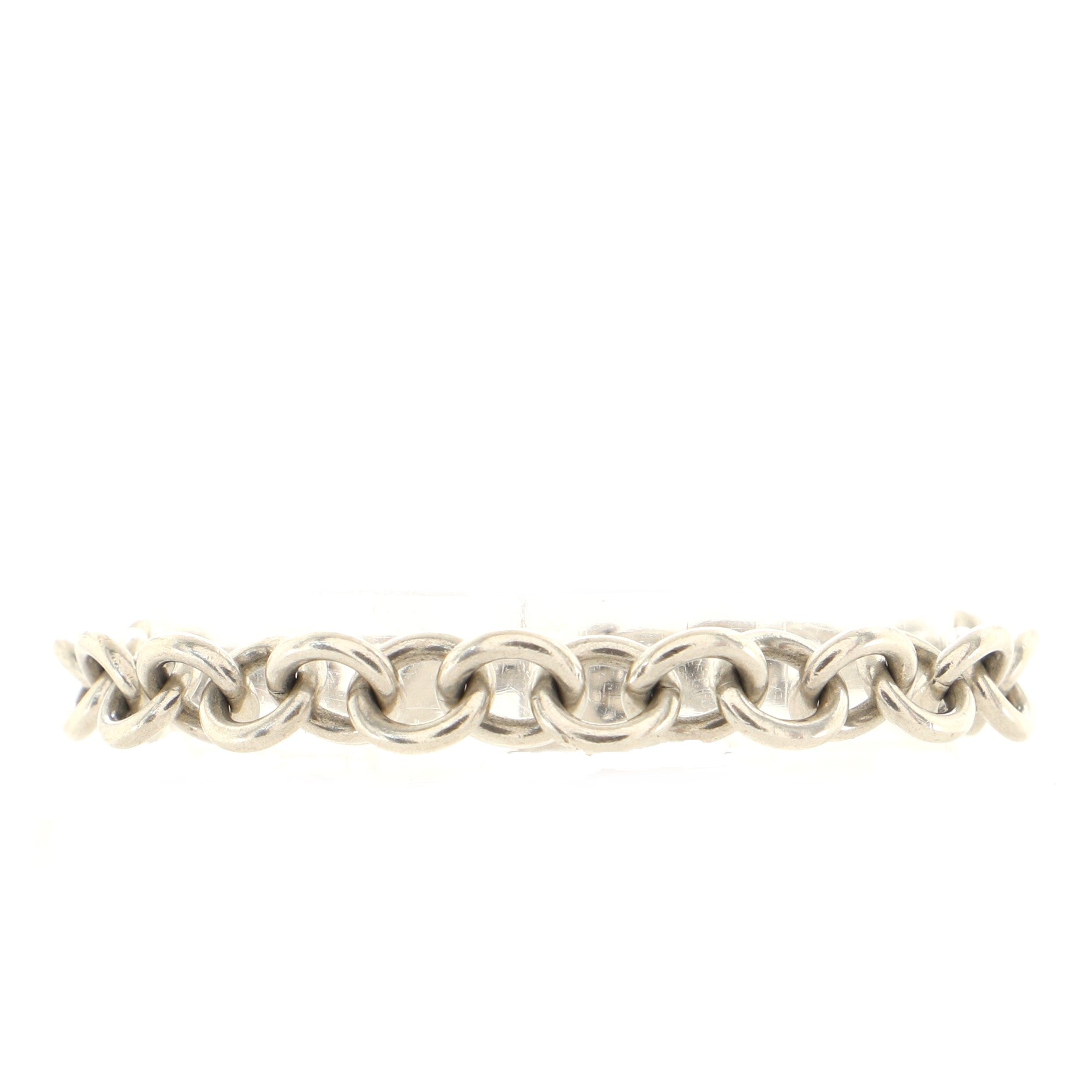 Heart Tag Bracelet Sterling Silver