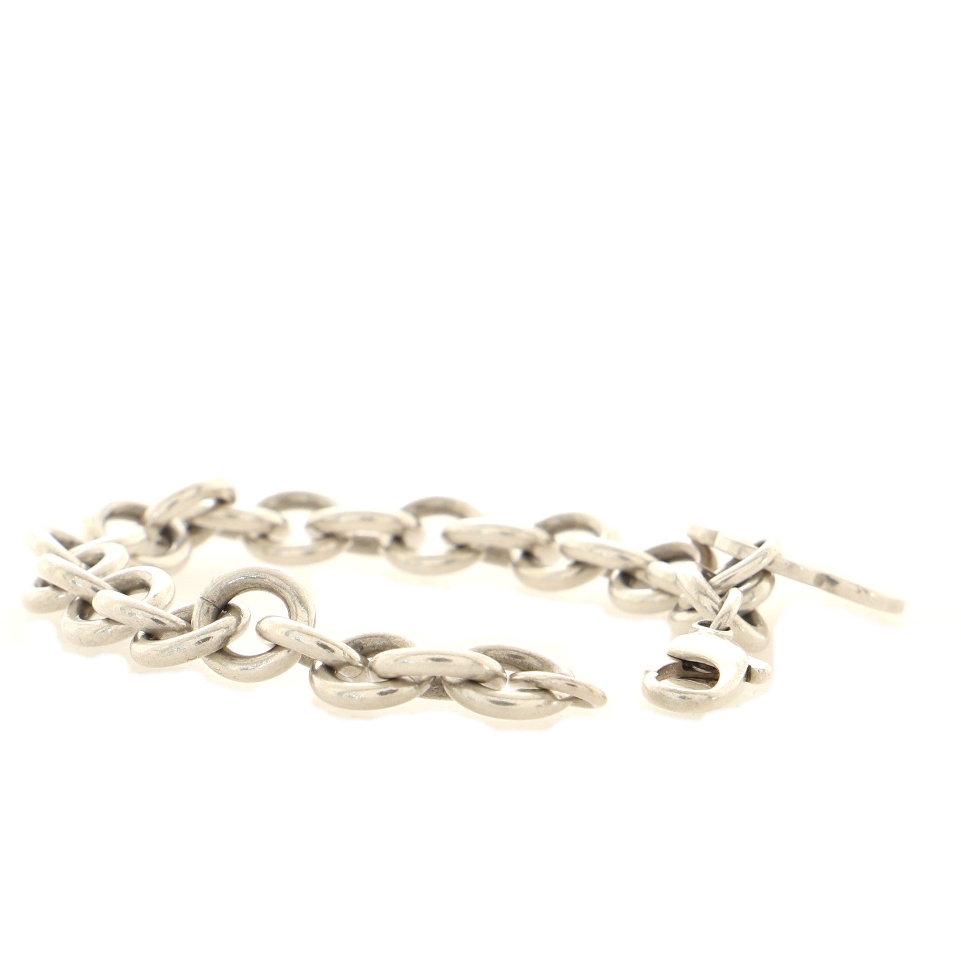 Heart Tag Bracelet Sterling Silver