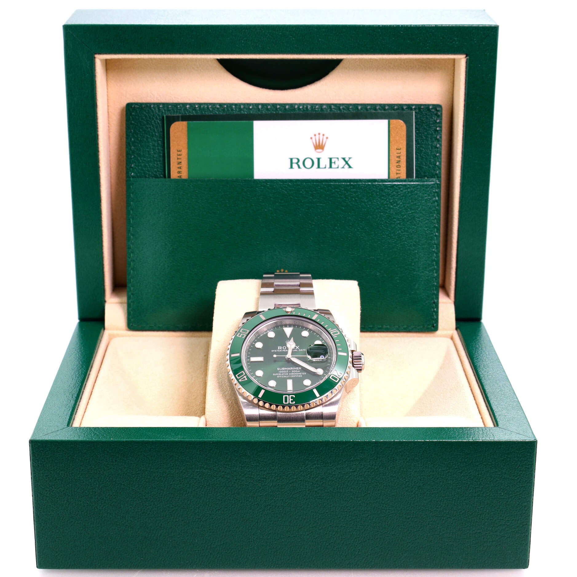 Oyster Perpetual Submariner Hulk Date Automatic Watch Stainless Steel and Cerachrom 40