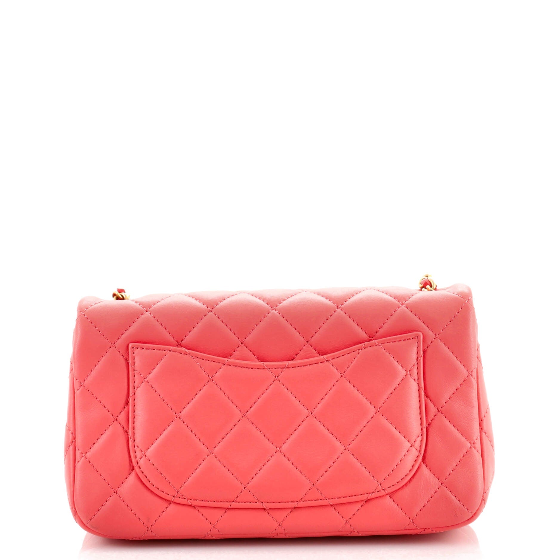 Pearl Crush Flap Bag Quilted Lambskin Mini