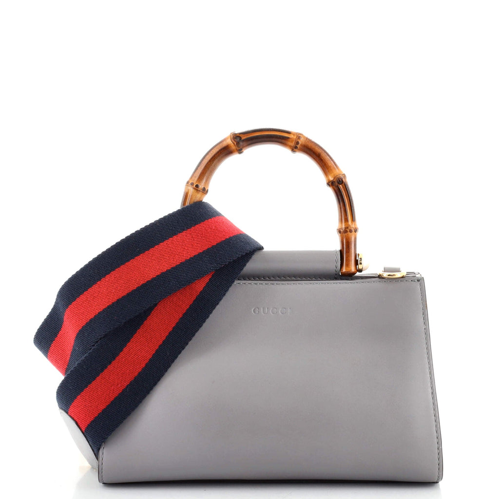Nymphaea Top Handle Bag Leather Mini