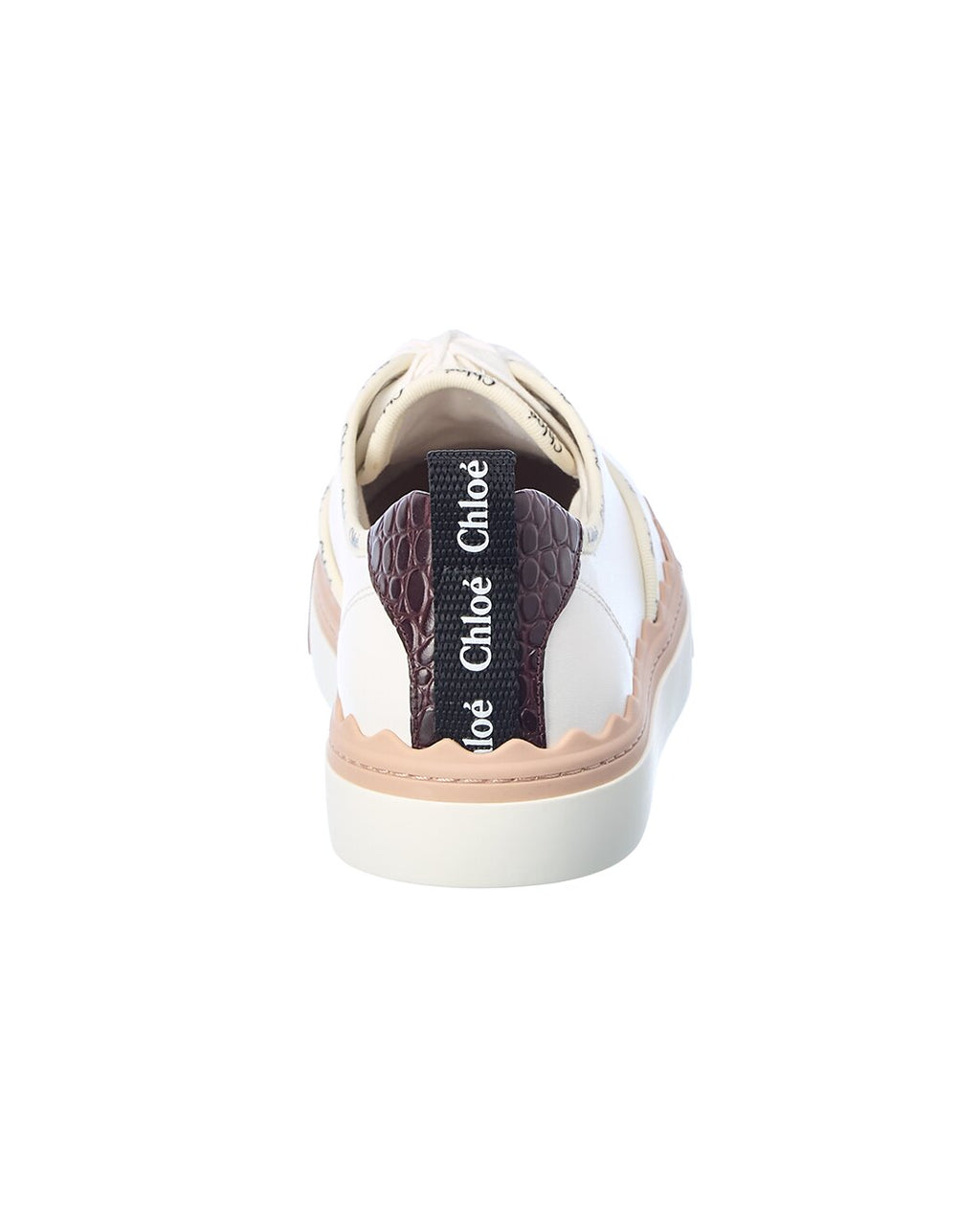 CHLOÉ LAUREN LEATHER SNEAKERS