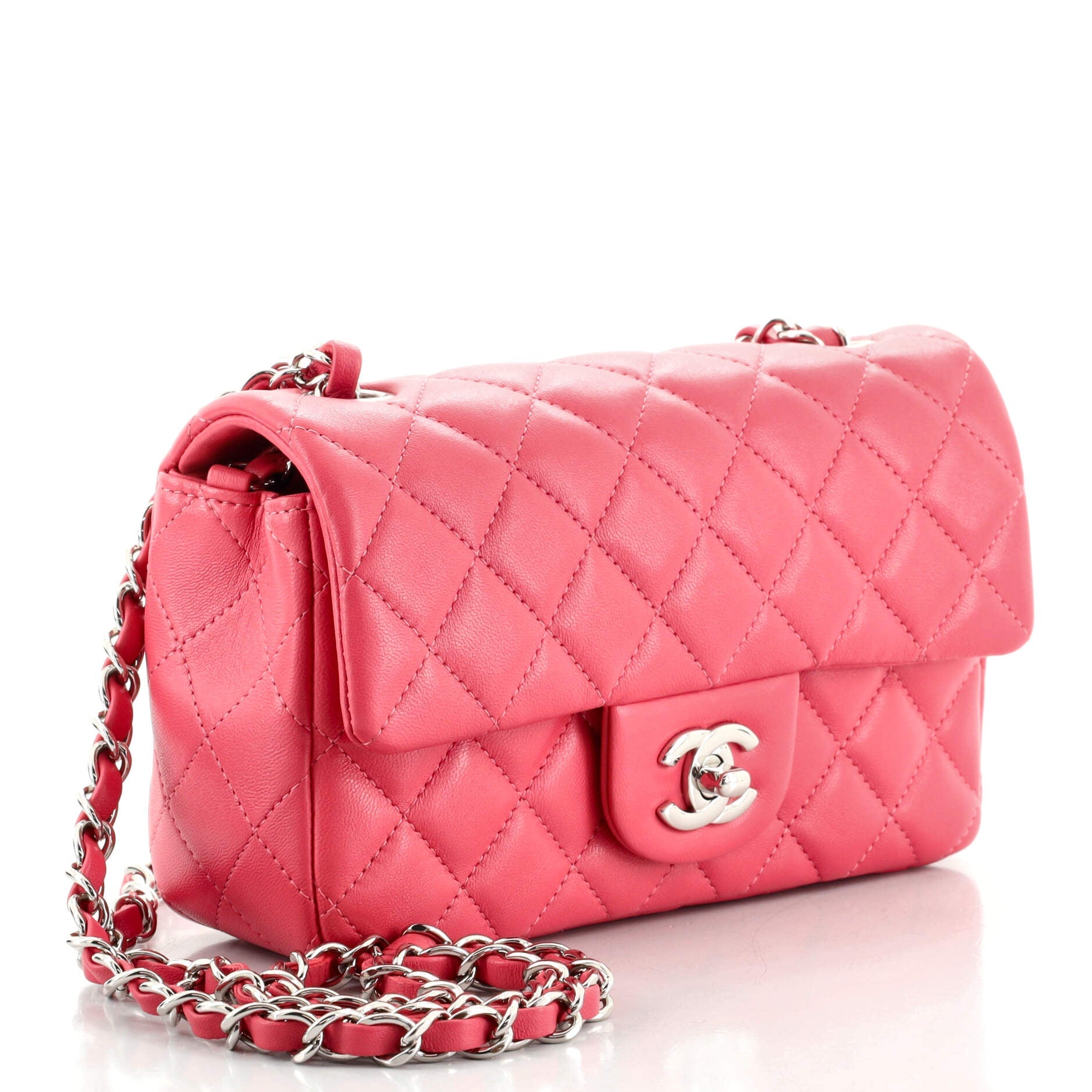 Classic Single Flap Bag Quilted Lambskin Mini