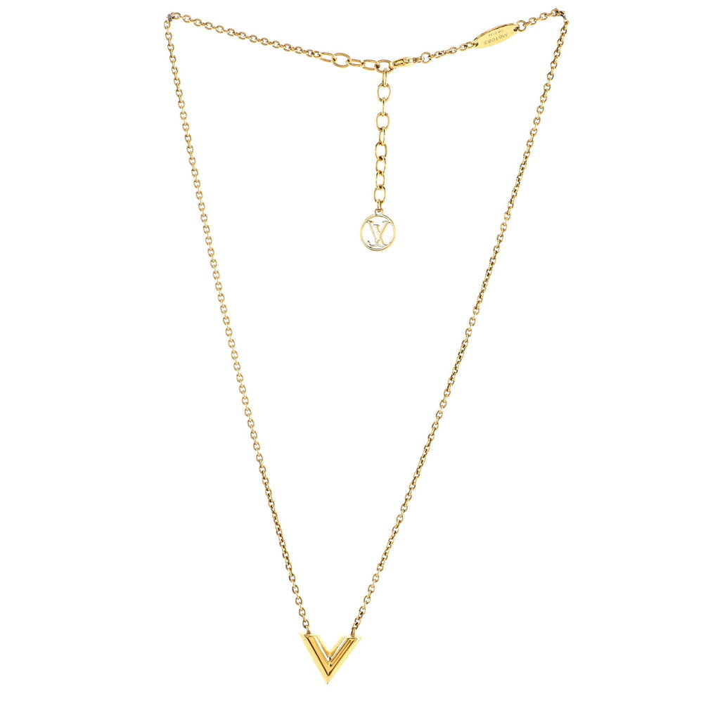 Essential V Necklace Metal