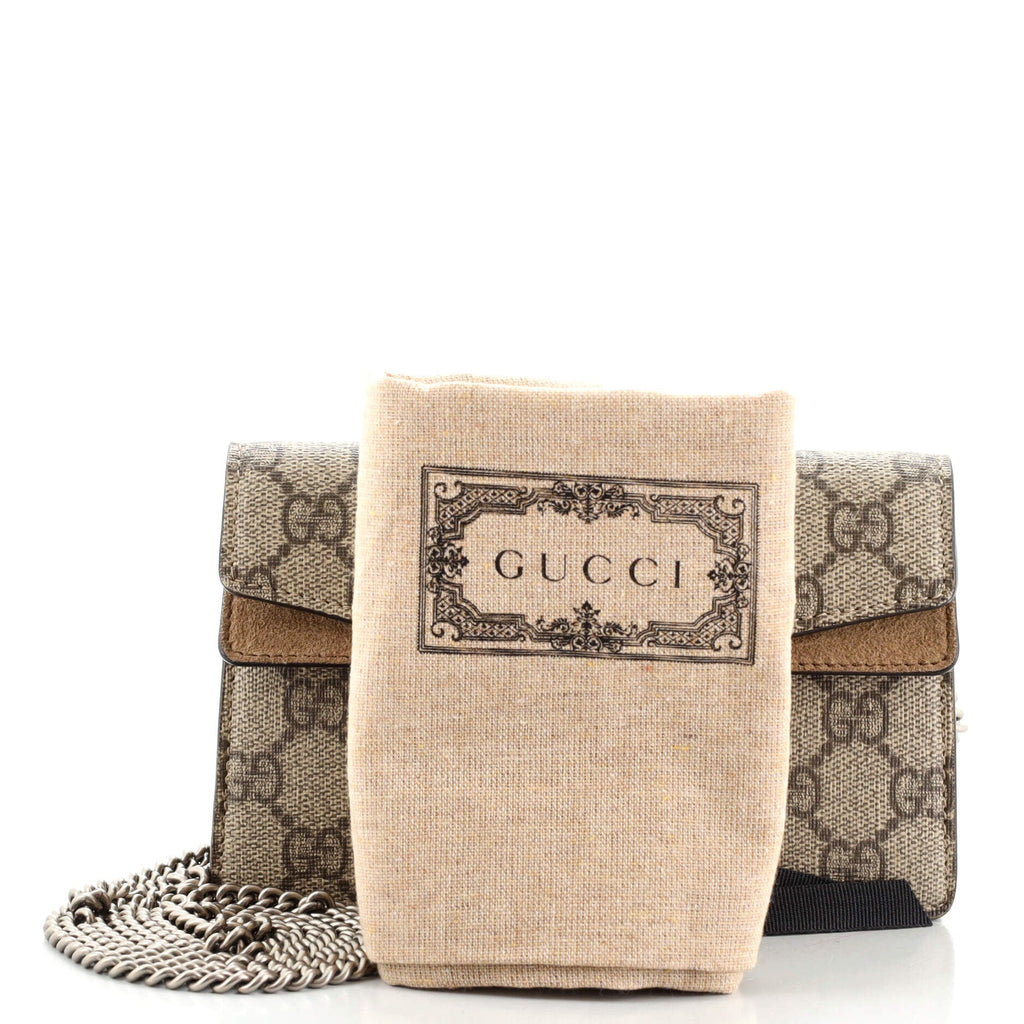 Dionysus Bag GG Coated Canvas Super Mini
