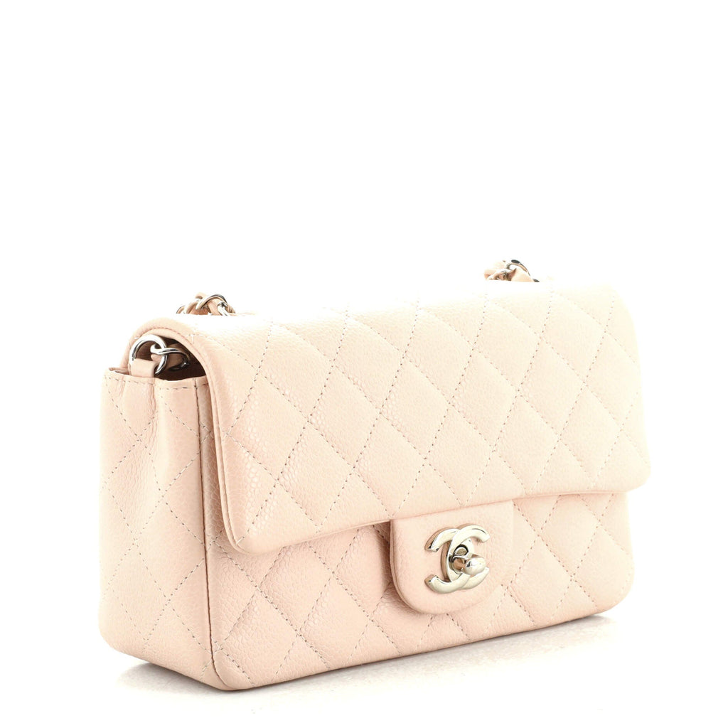 Classic Single Flap Bag Quilted Caviar Mini