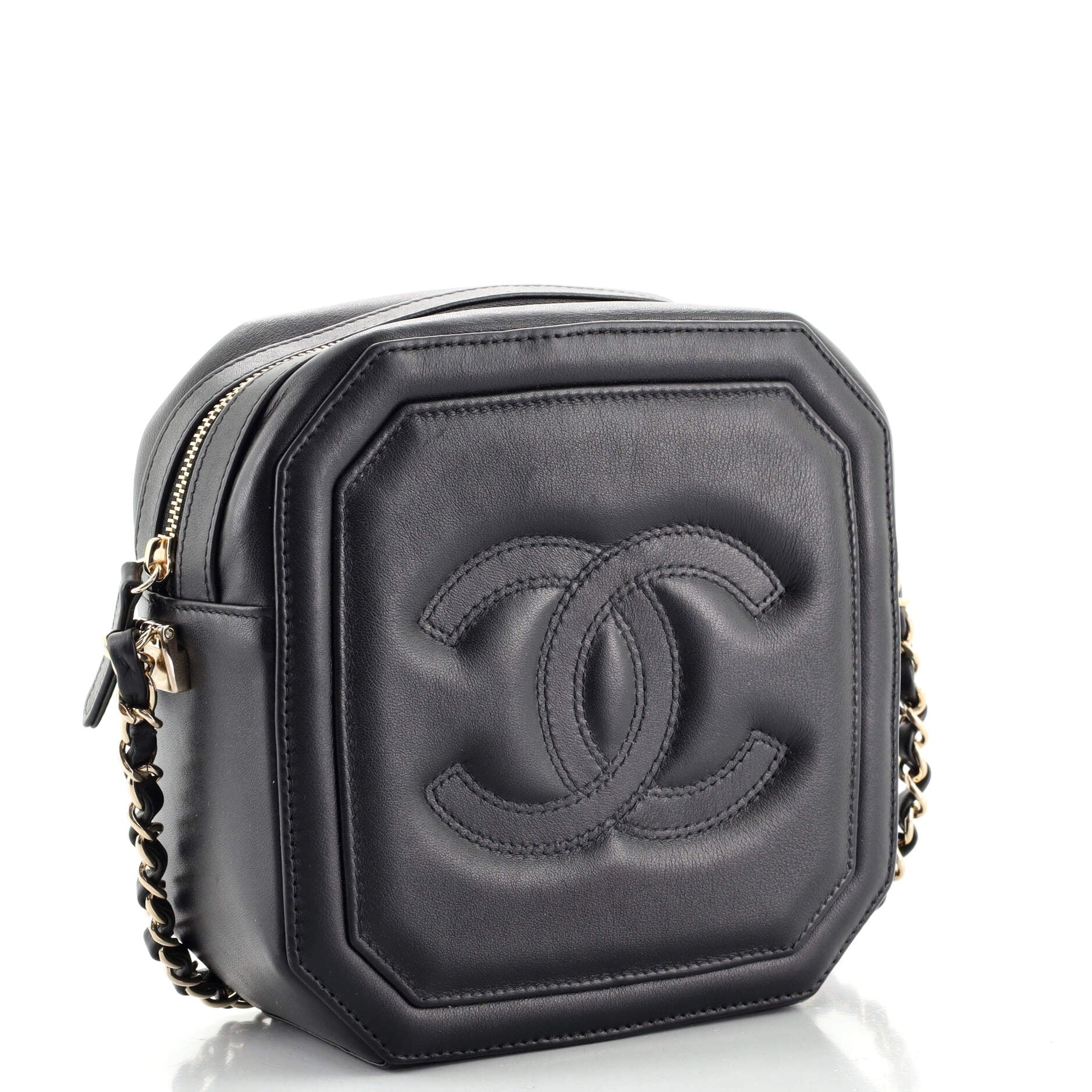 Timeless CC Octagon Camera Case Quilted Lambskin Mini