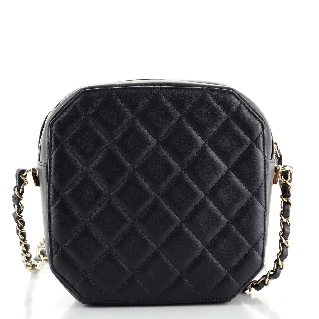 Timeless CC Octagon Camera Case Quilted Lambskin Mini