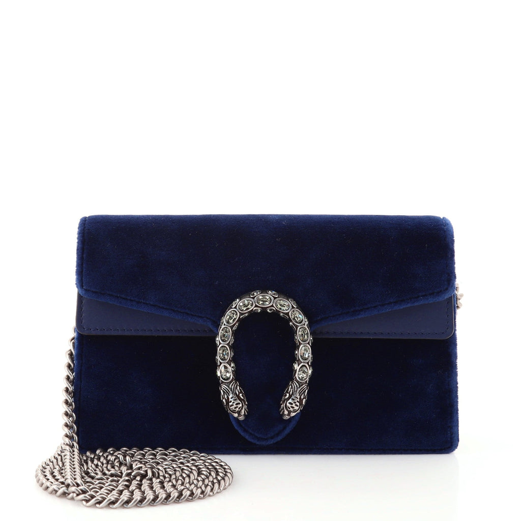 Dionysus Bag Velvet Super Mini